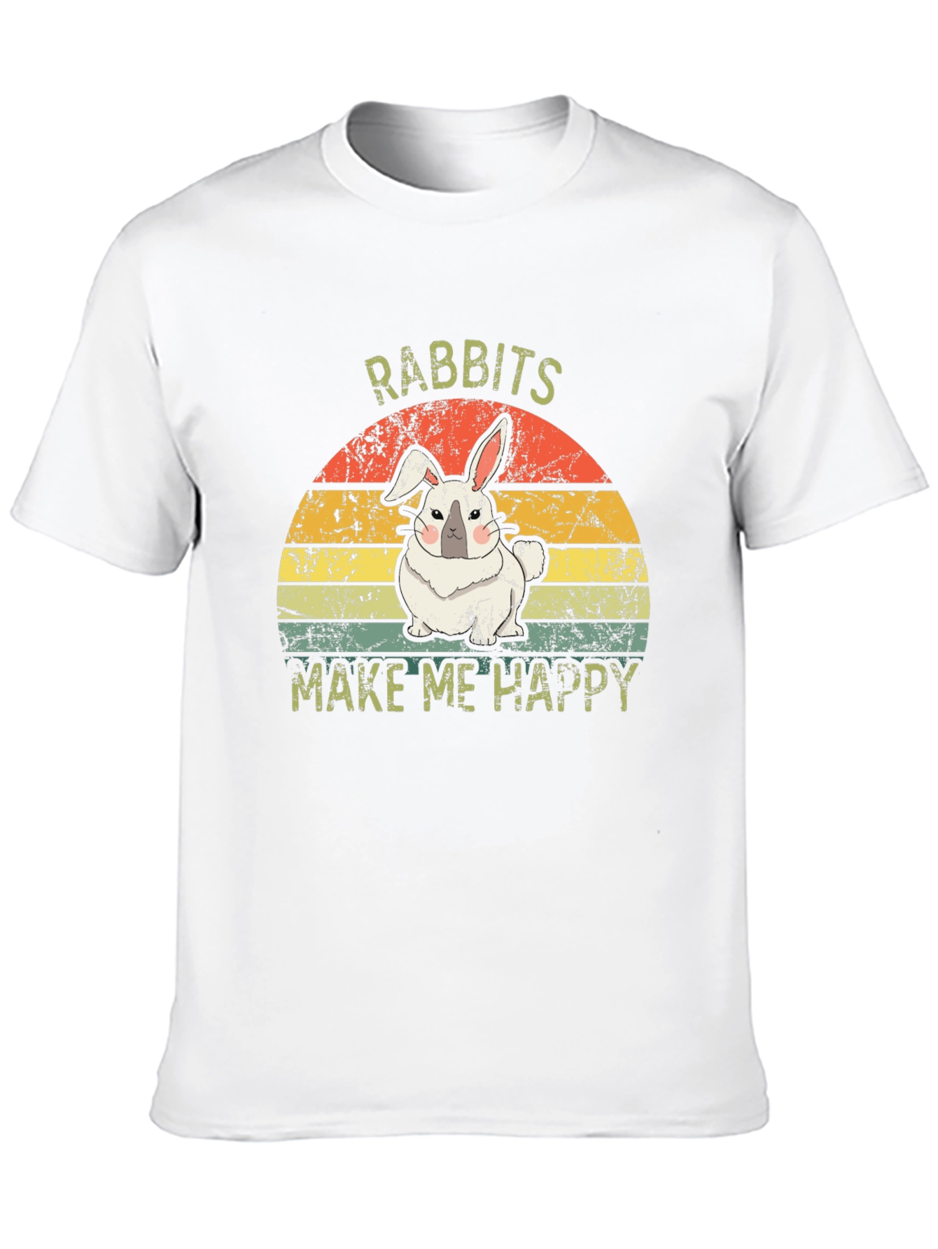Rabbits Make Me Happy Graphic Tee