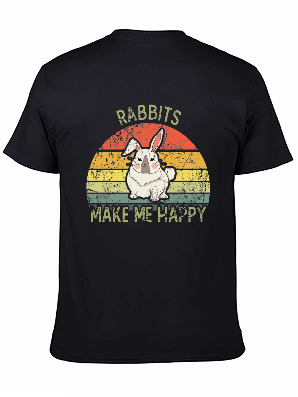Rabbits Make Me Happy Graphic Tee