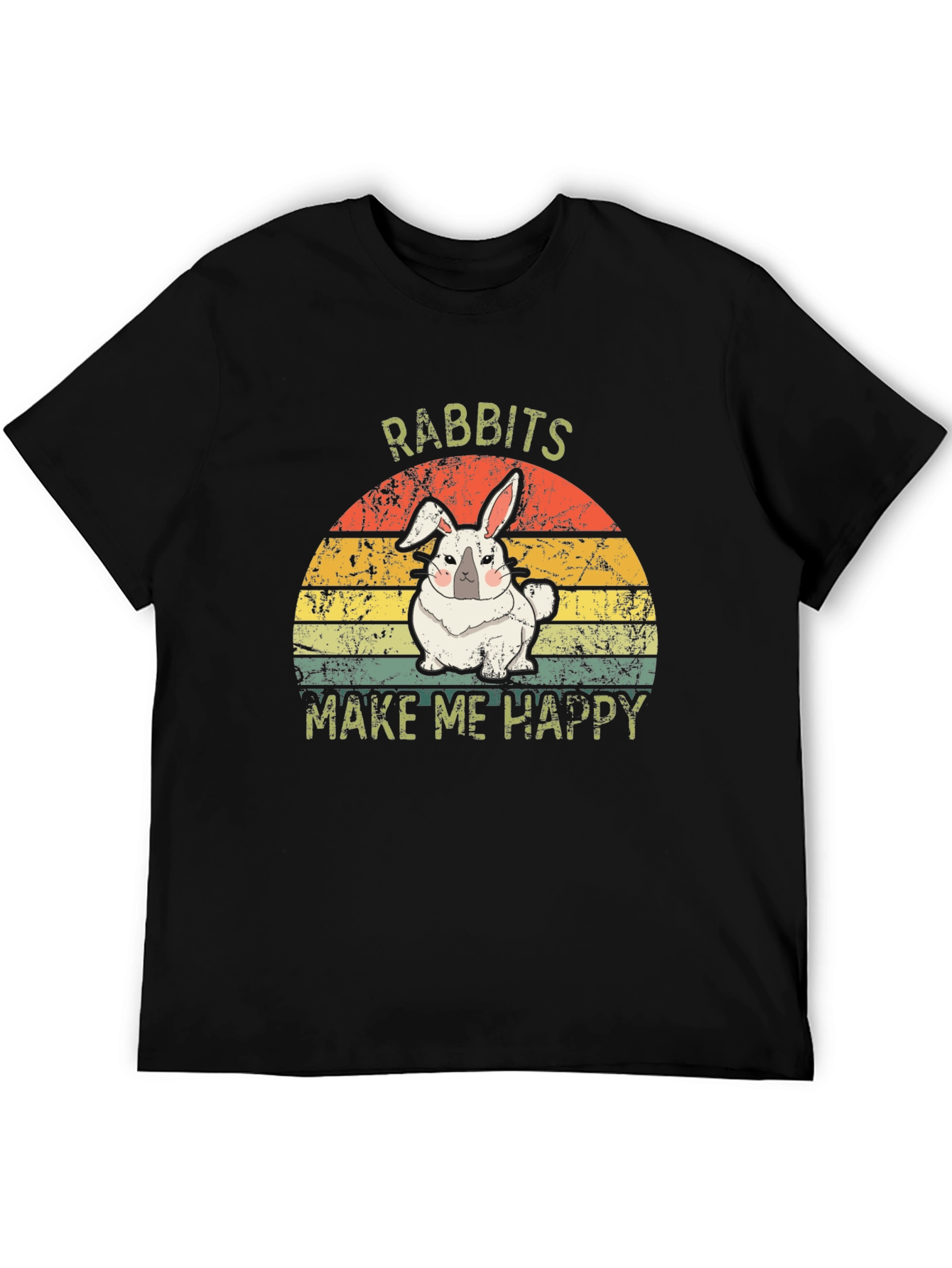Rabbits Make Me Happy Graphic Tee