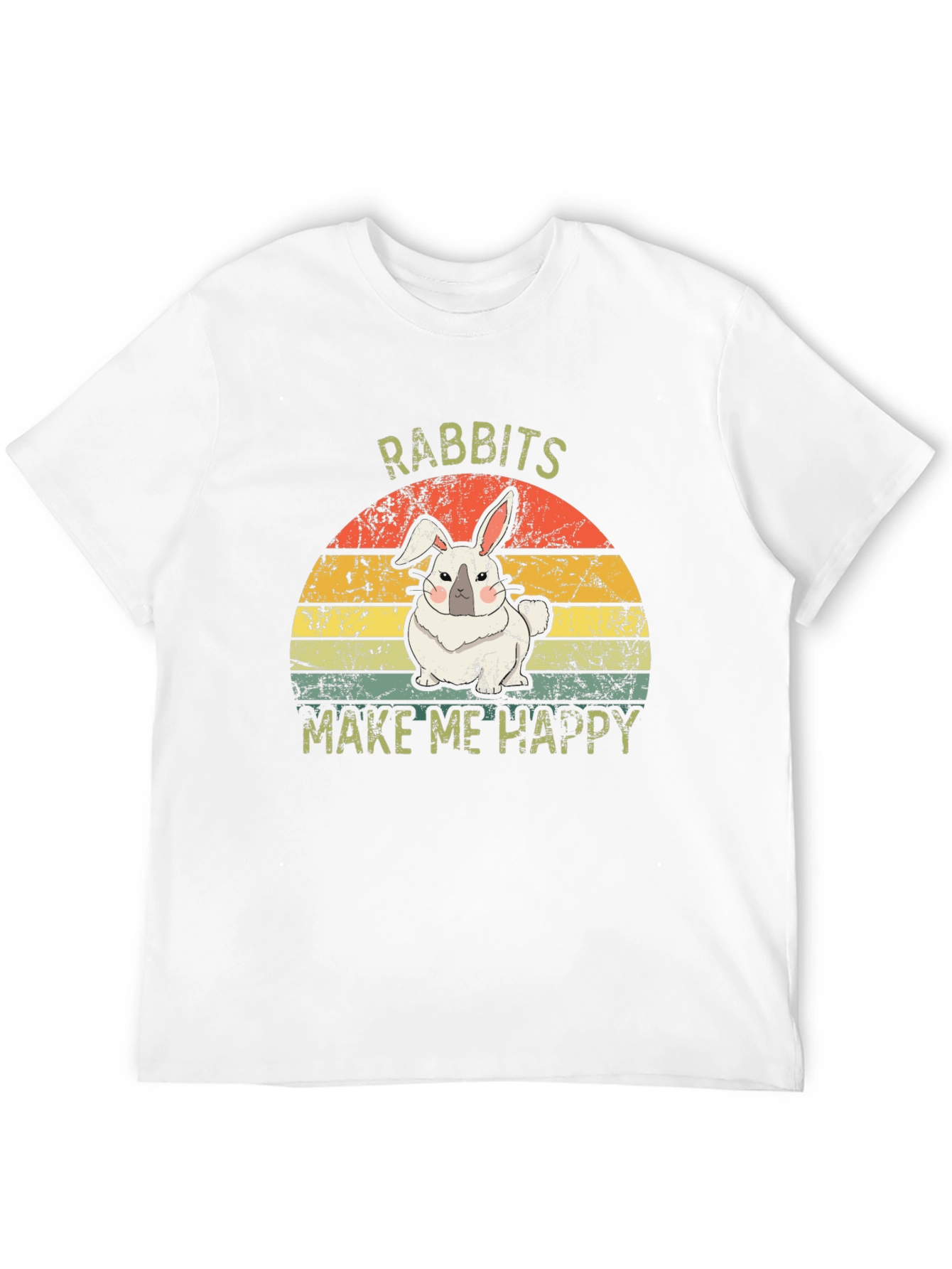 Rabbits Make Me Happy Graphic Tee