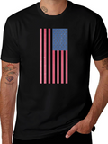 American Flag Graphic Tee - Patriotic Style