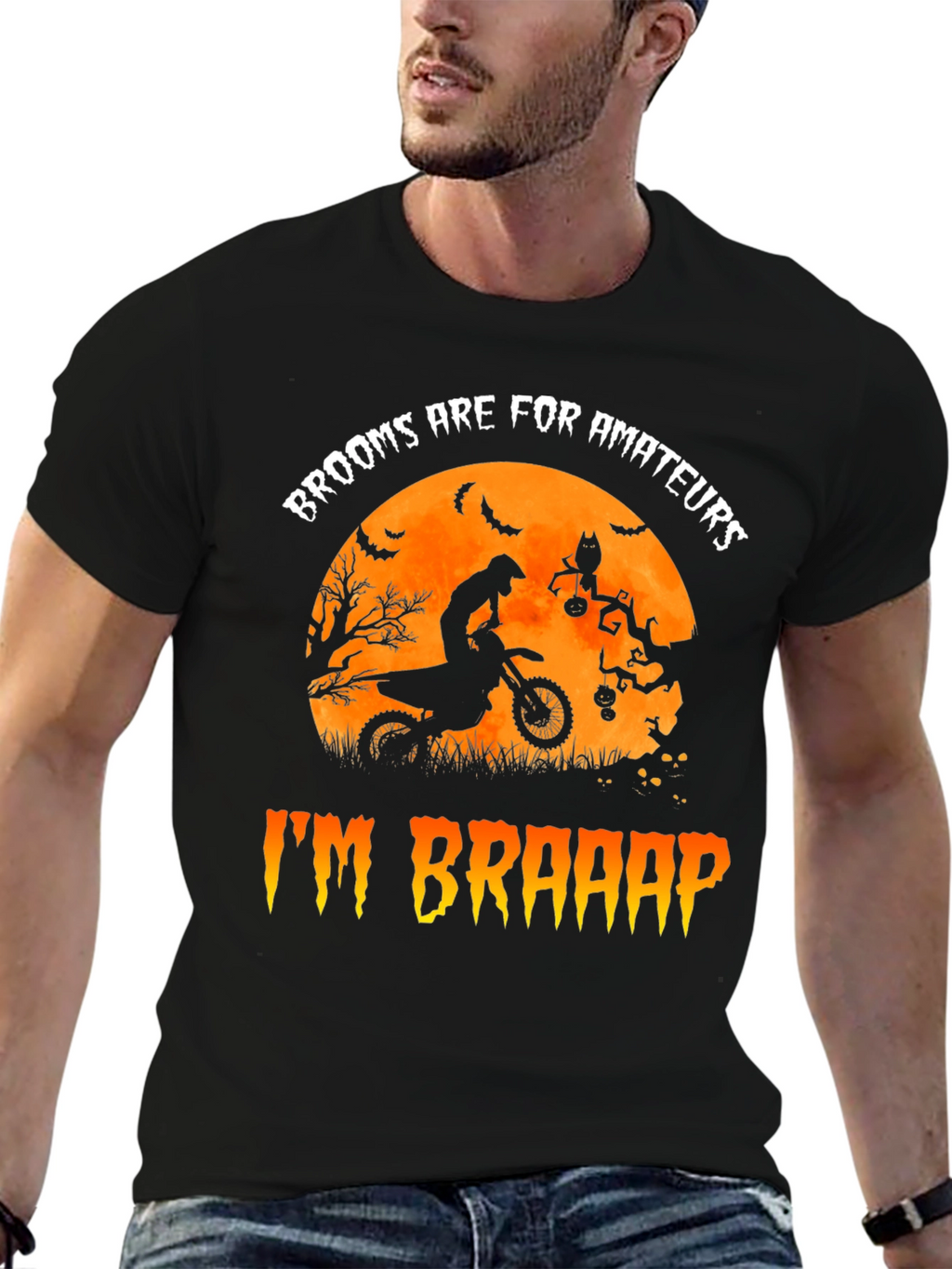 Im Braaap T-Shirt Motocross Halloween Graphic Tee