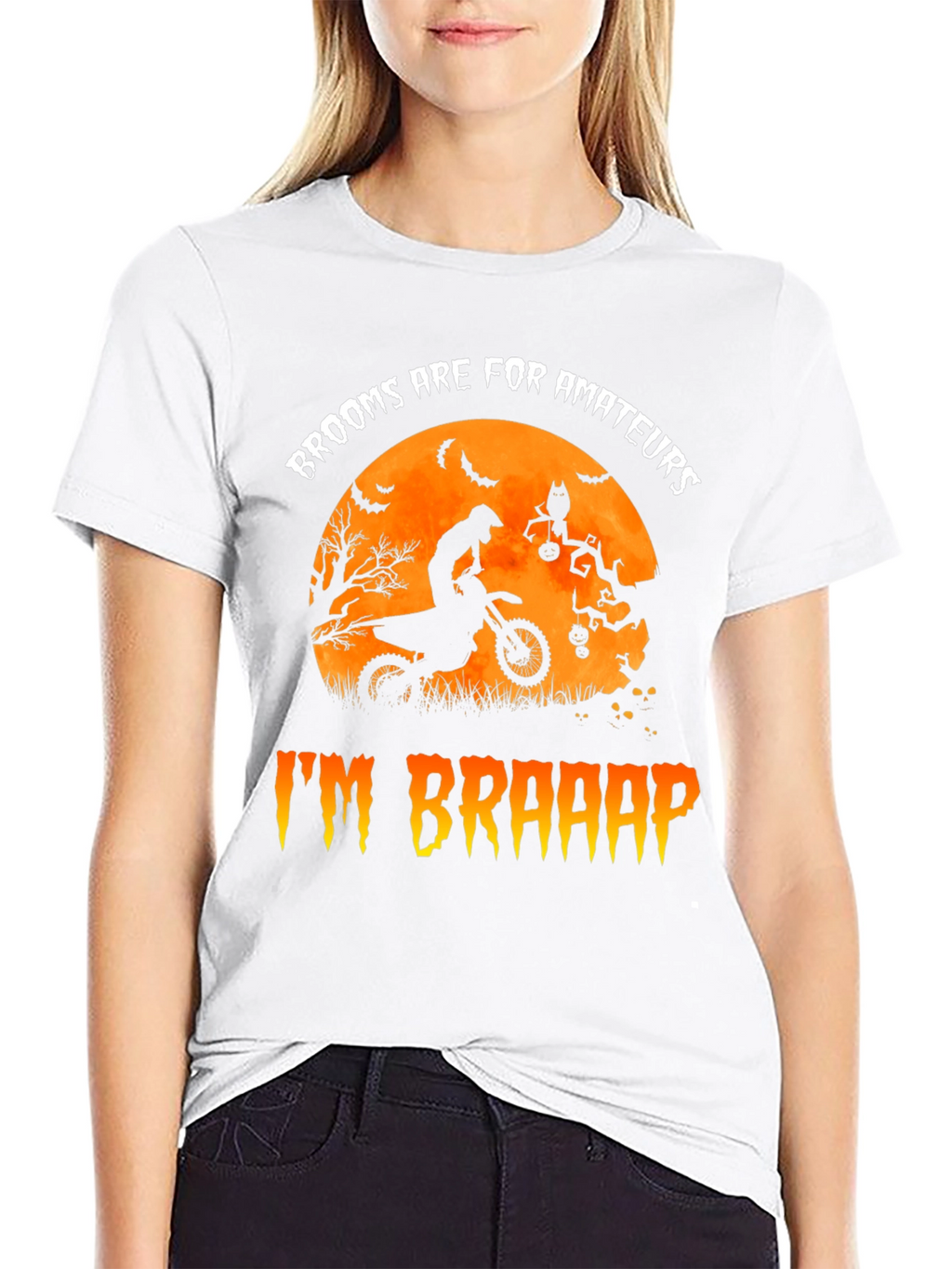 Im Braaap T-Shirt Motocross Halloween Graphic Tee