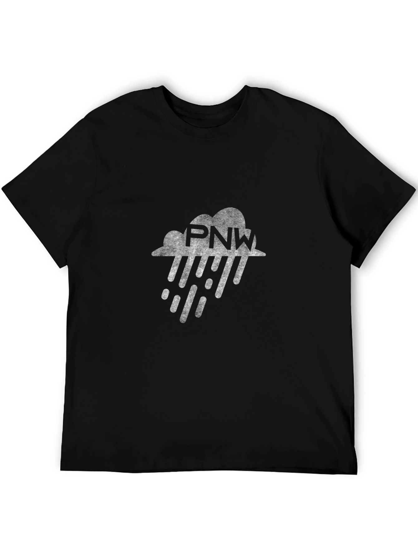 PNW Rain Cloud Black T-Shirt