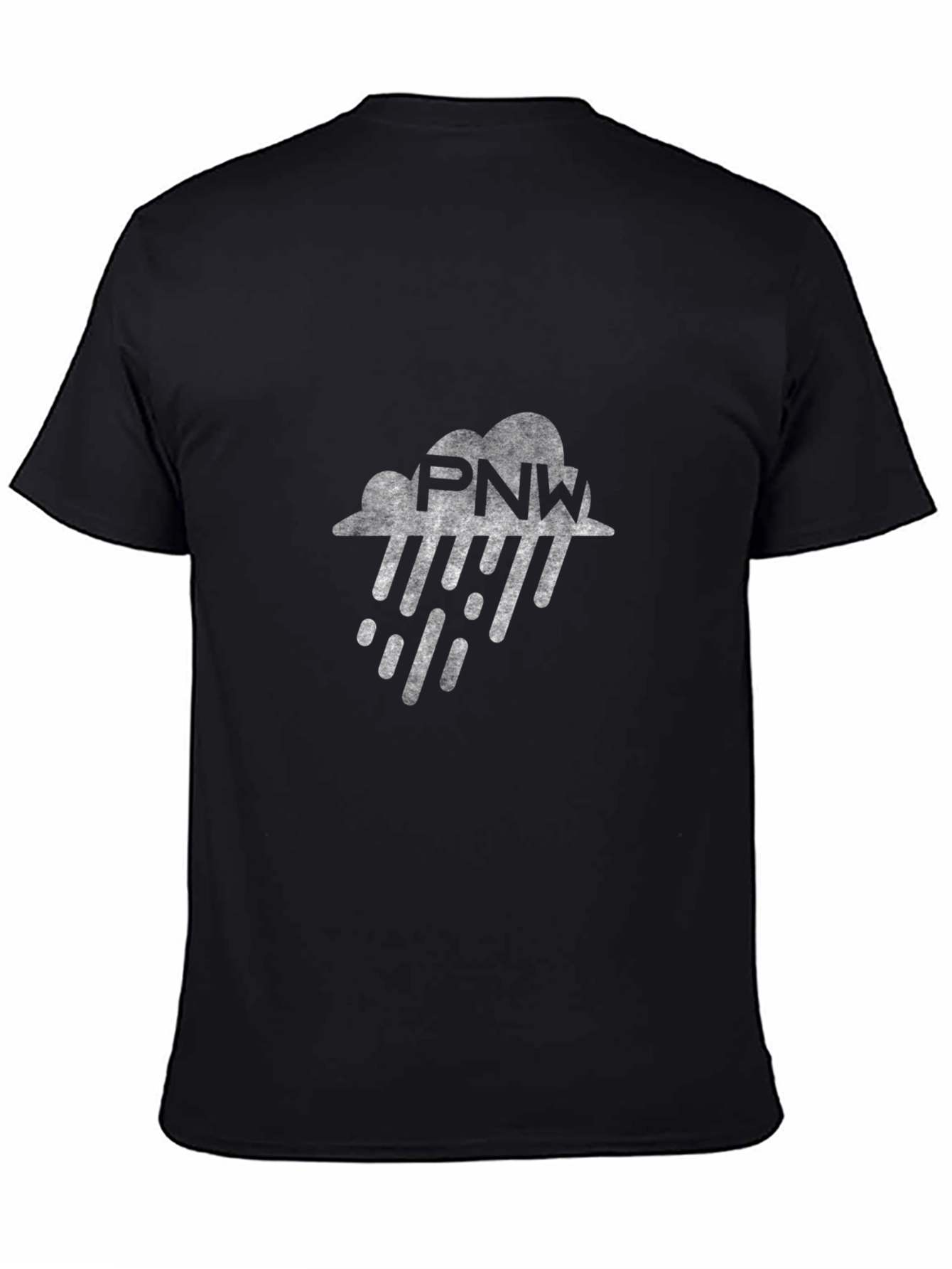 PNW Rain Cloud Black T-Shirt