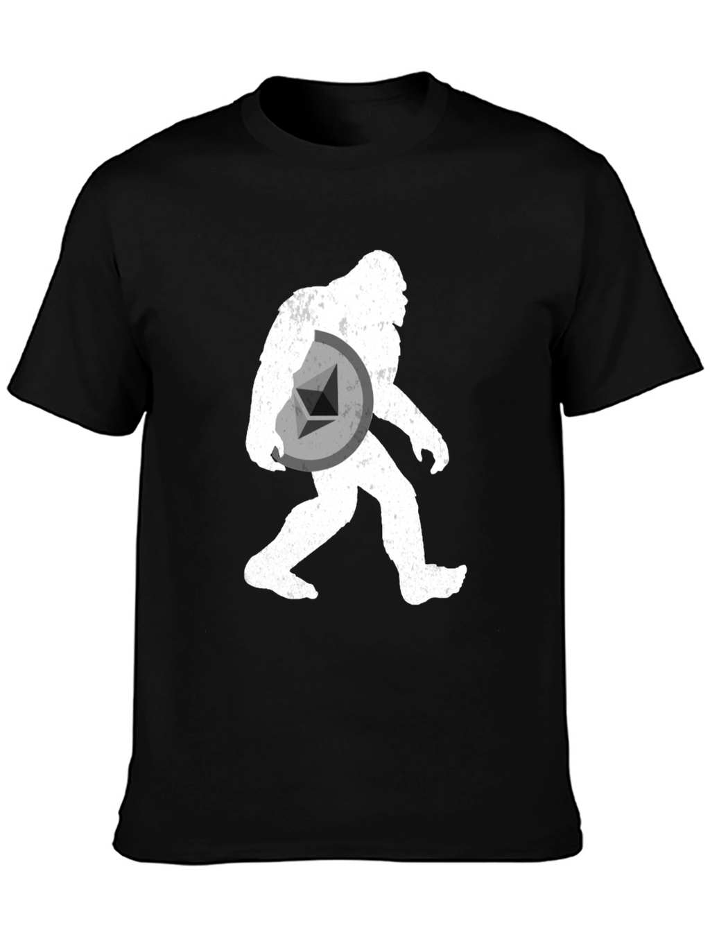 Sasquatch Ethereum Crypto T-Shirt - Black