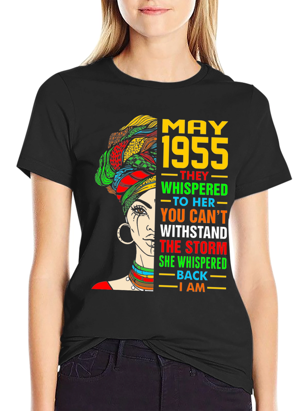 May 1955 Black Woman T-Shirt
