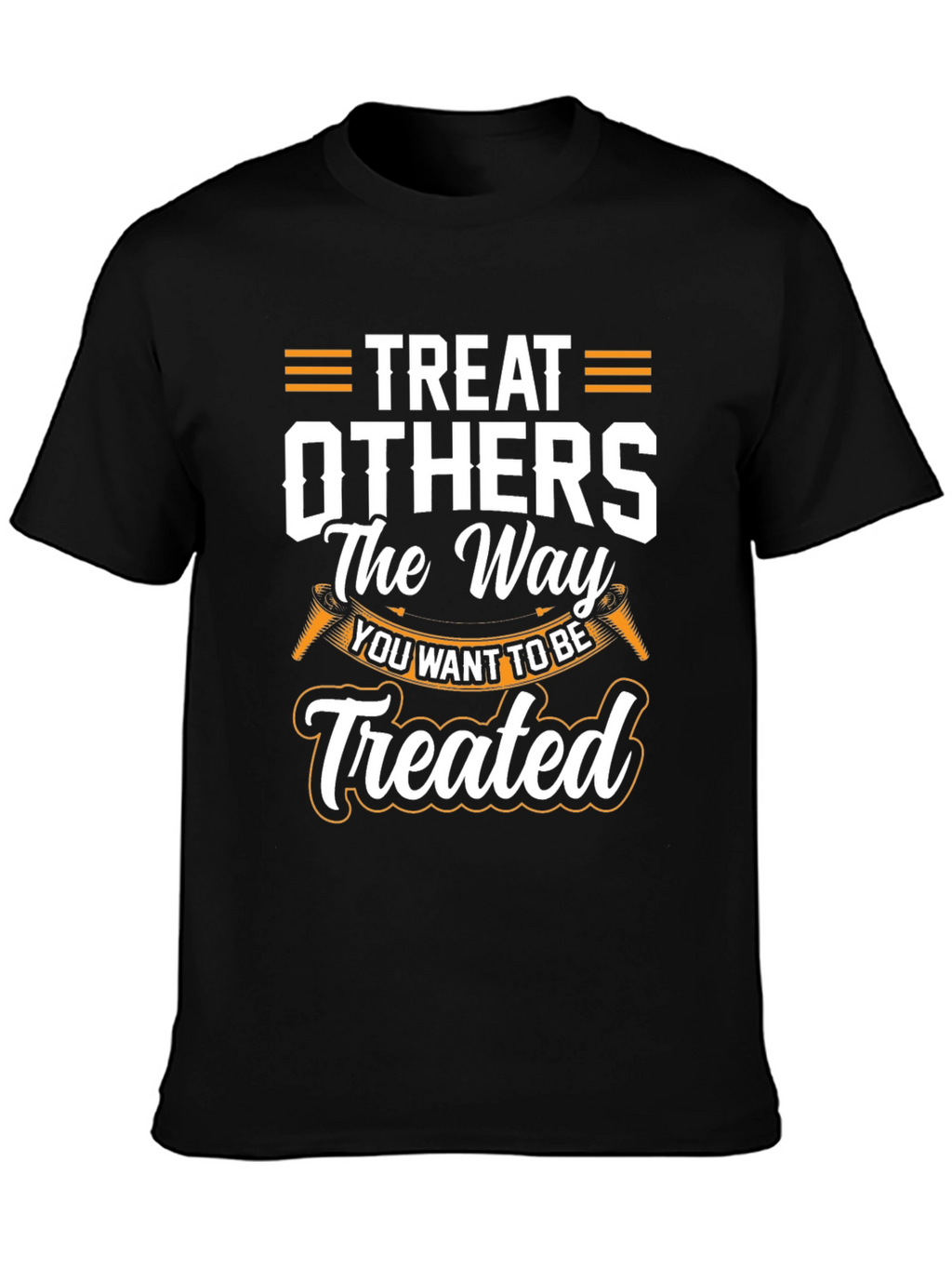 Treat Others Graphic Tee - Golden Rule Black T-Shirt