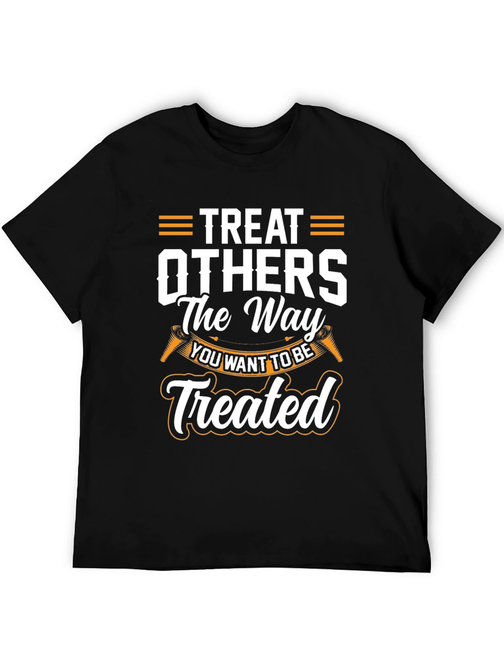 Treat Others Graphic Tee - Golden Rule Black T-Shirt