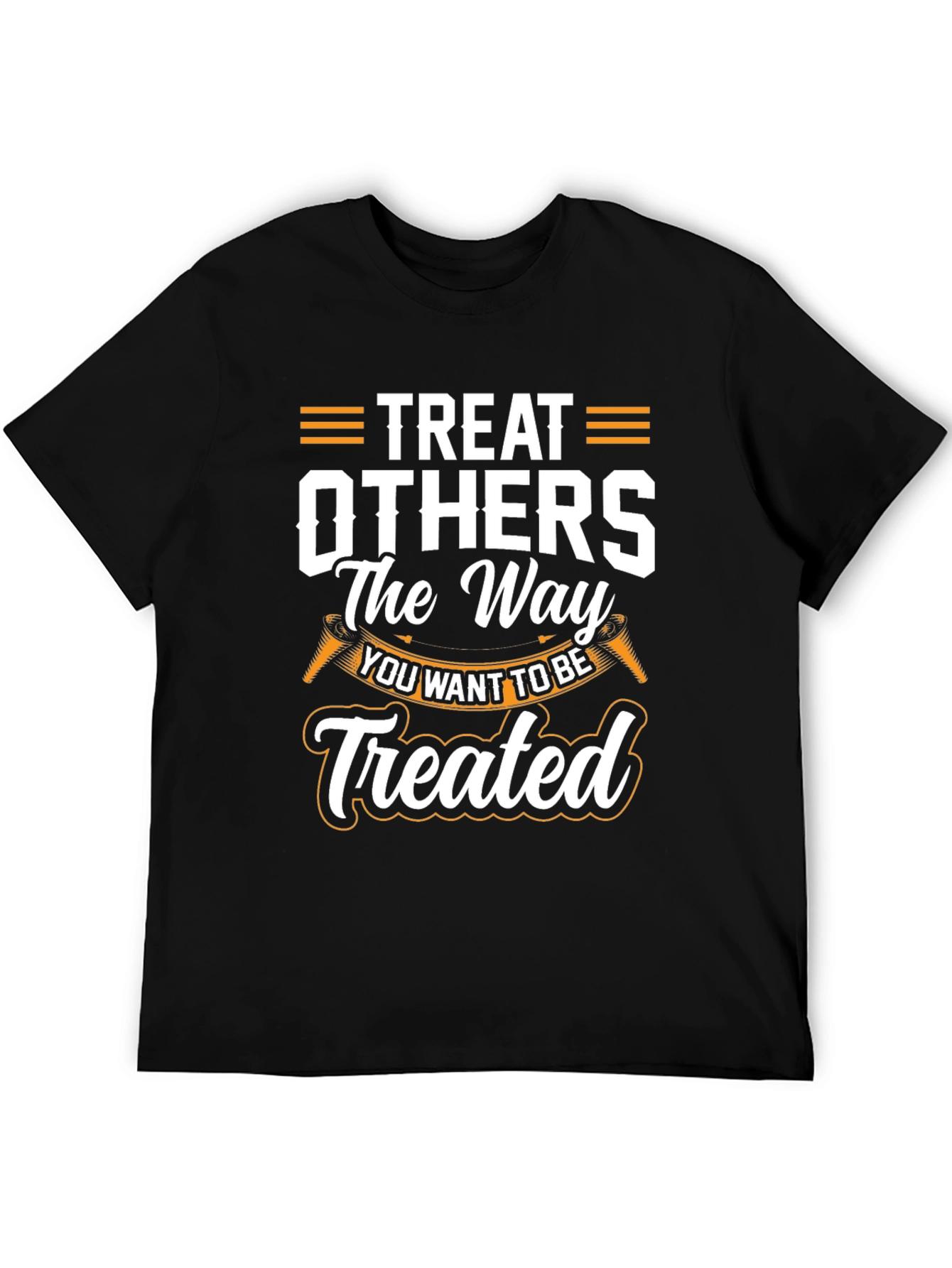 Treat Others Graphic Tee - Golden Rule Black T-Shirt