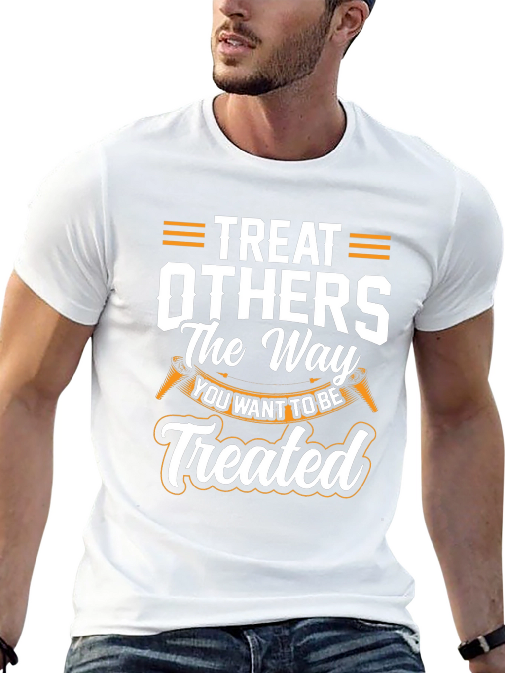 Treat Others Graphic Tee - Golden Rule Black T-Shirt