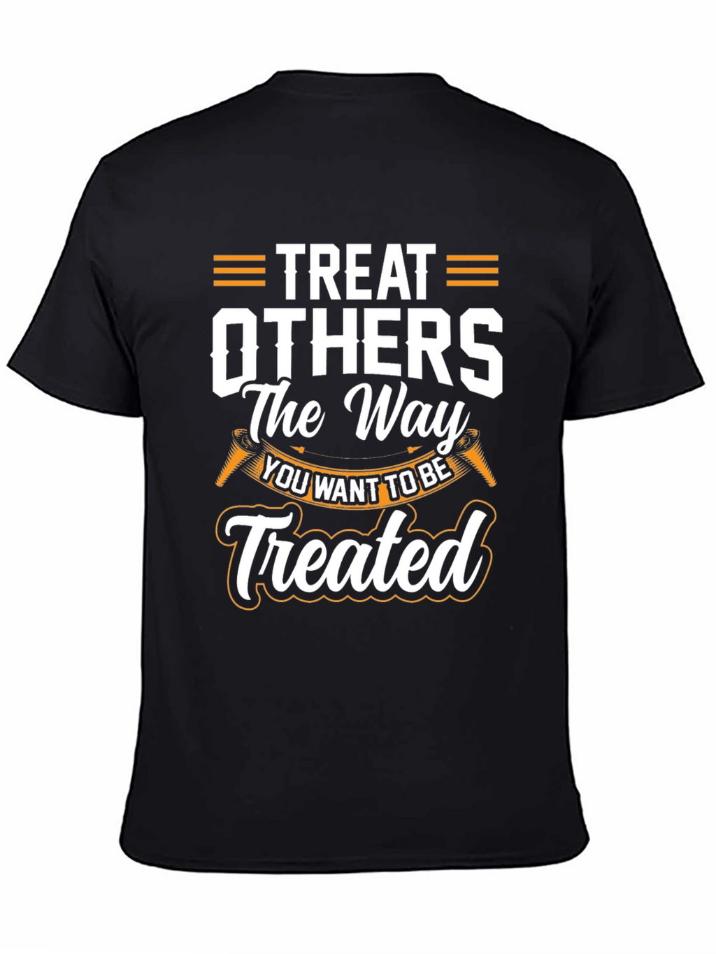 Treat Others Graphic Tee - Golden Rule Black T-Shirt