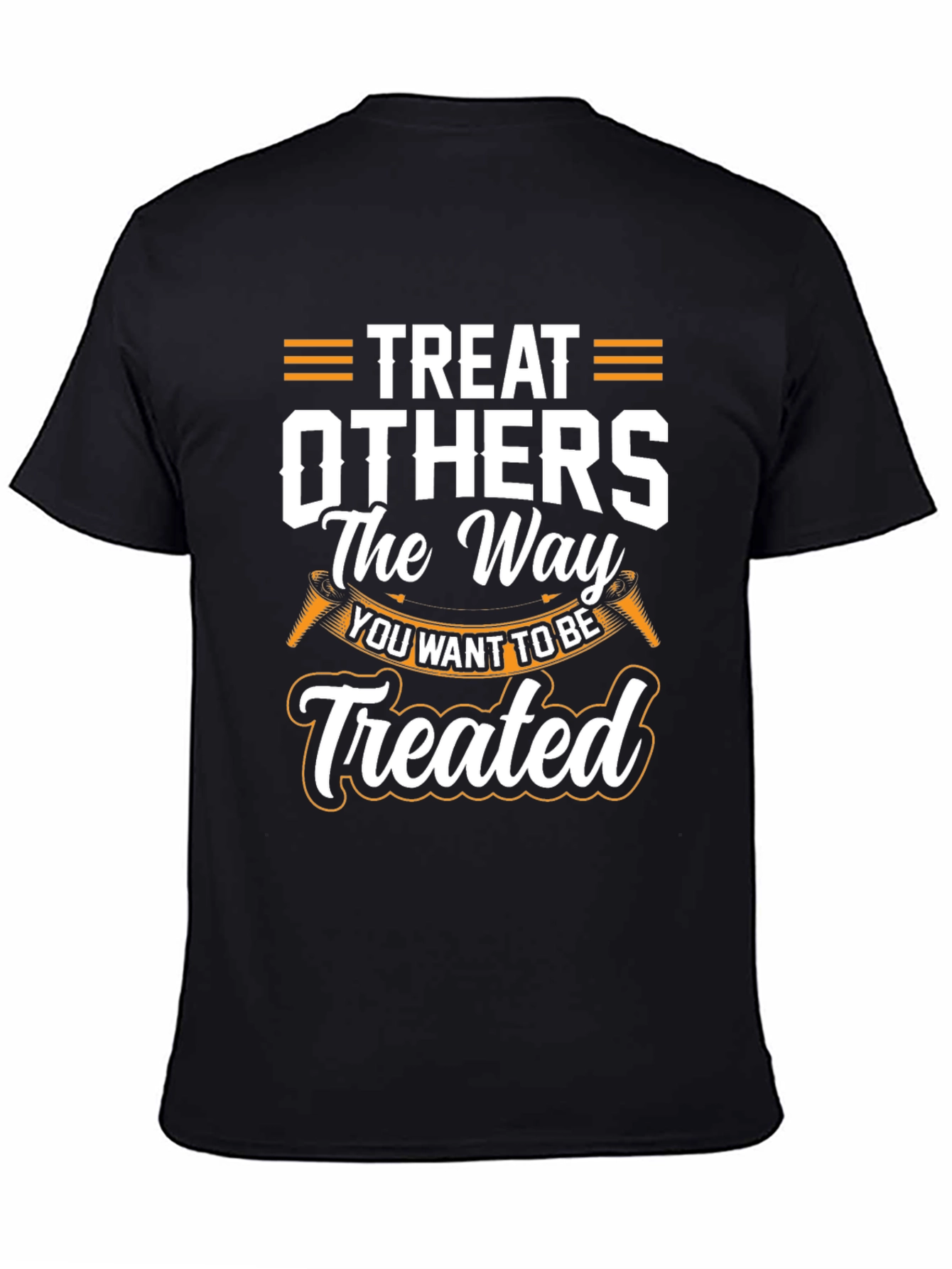 Treat Others Graphic Tee - Golden Rule Black T-Shirt