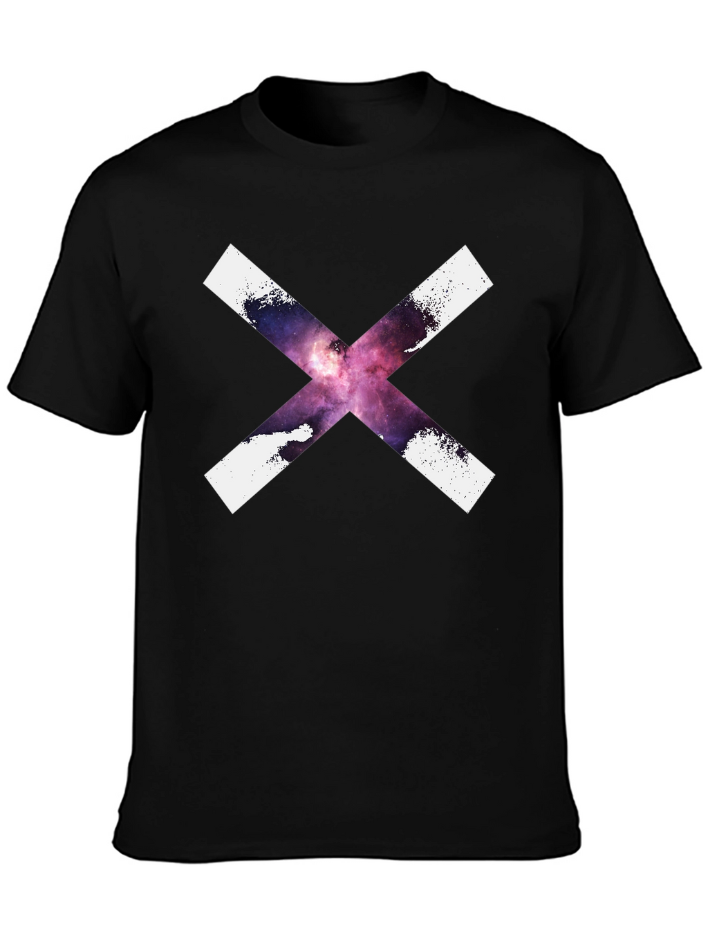 Galaxy X Graphic Tee - Cool Black T-Shirt