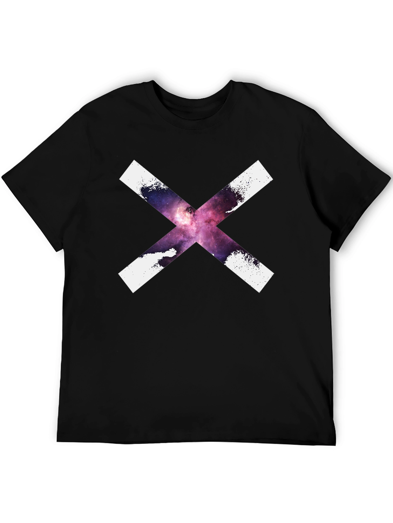 Galaxy X Graphic Tee - Cool Black T-Shirt