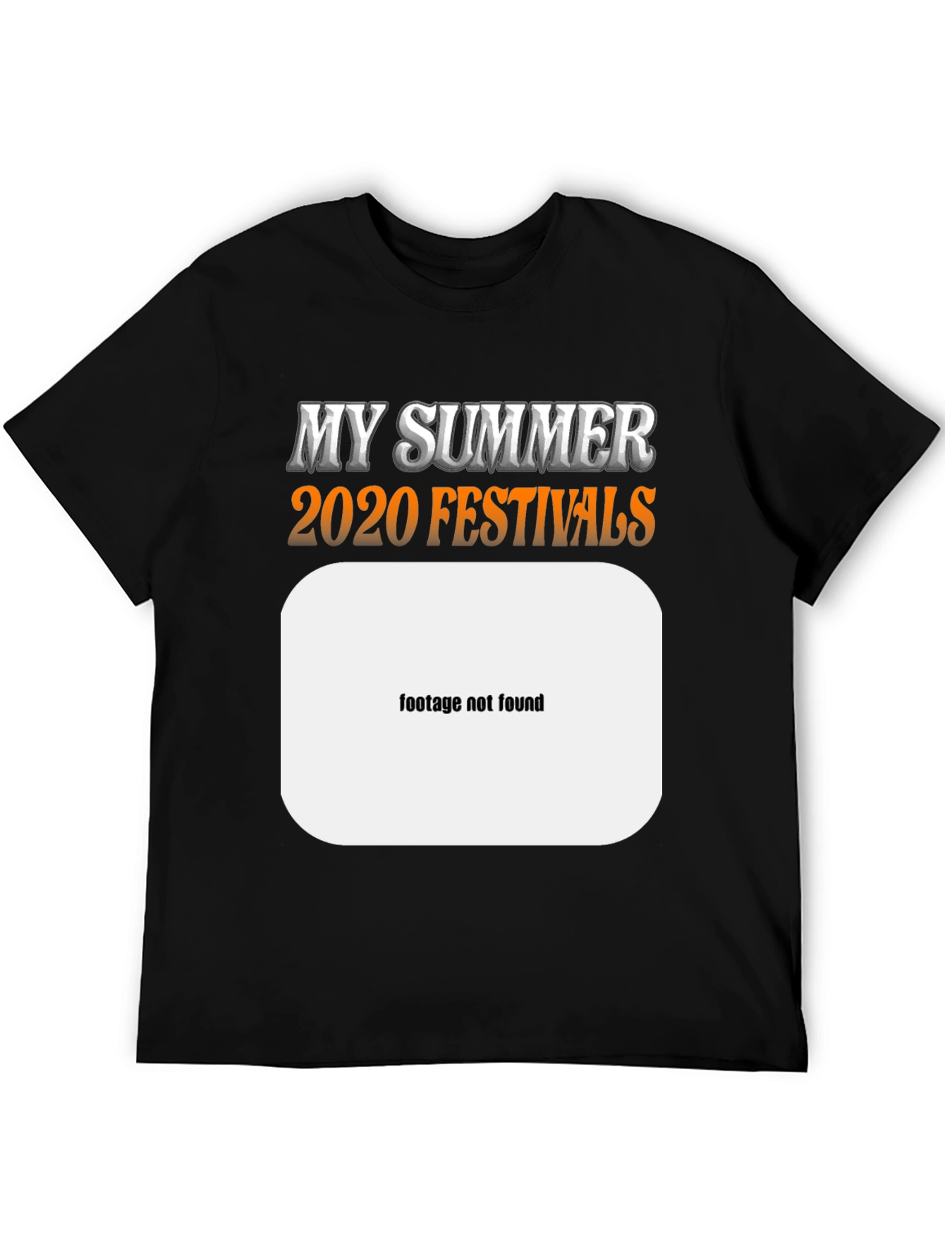 My Summer 2020 Festivals Graphic Tee