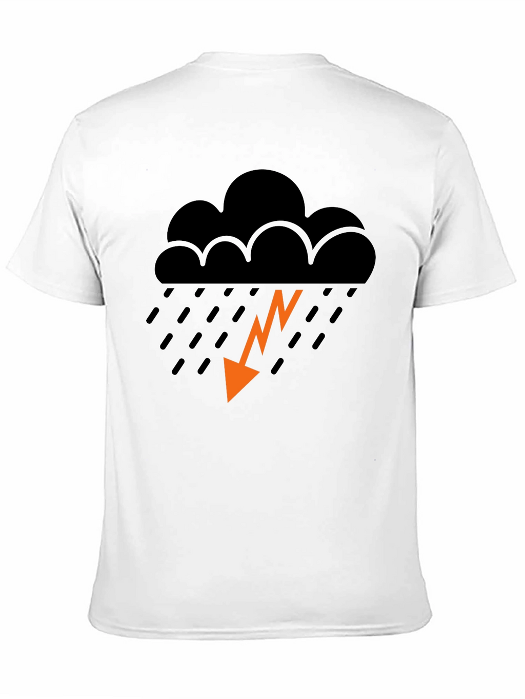 Stormy Weather Graphic Tee - Trendy Black T-Shirt