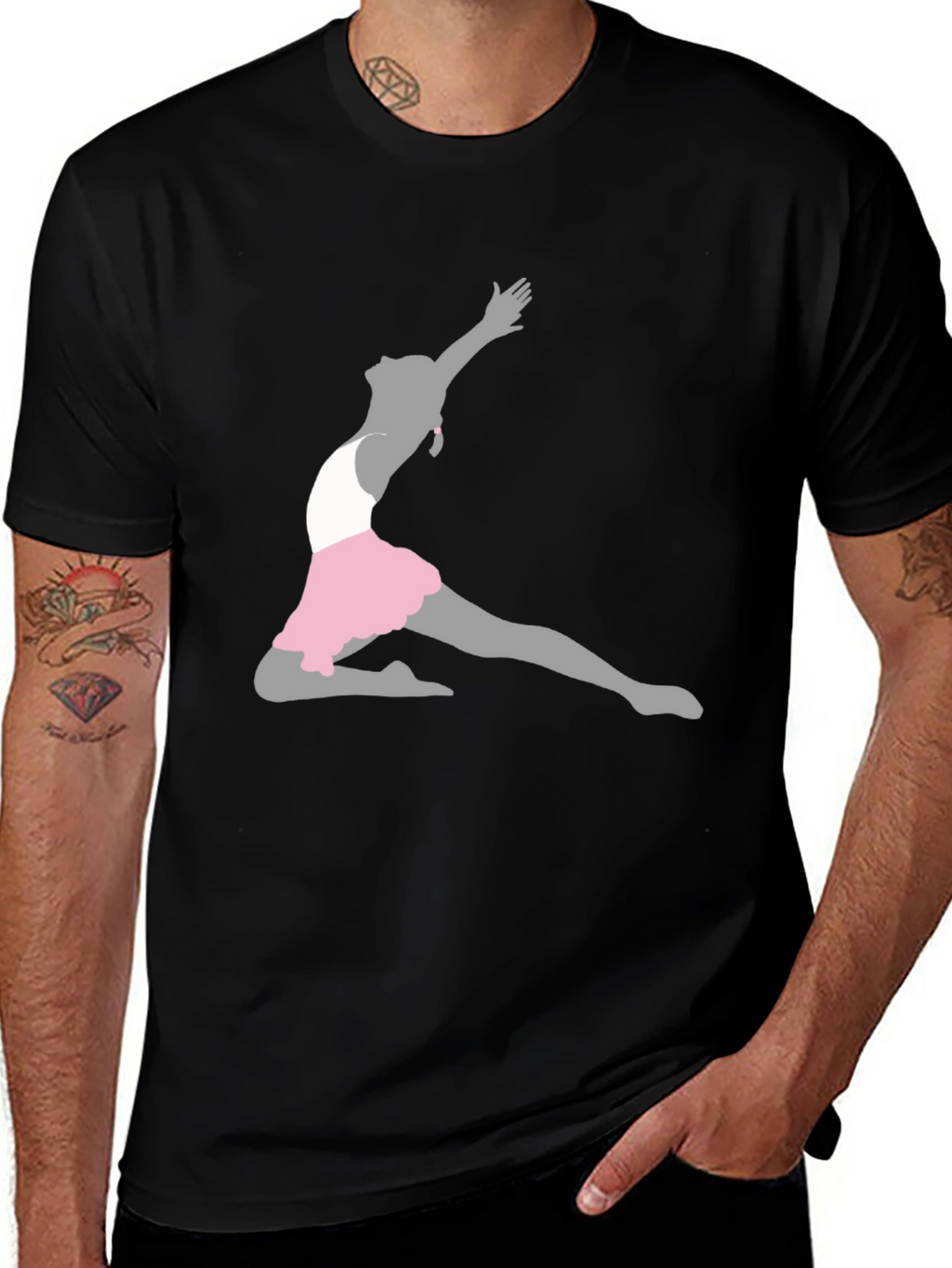 Ballerina Graphic Tee - Classic Black T-Shirt