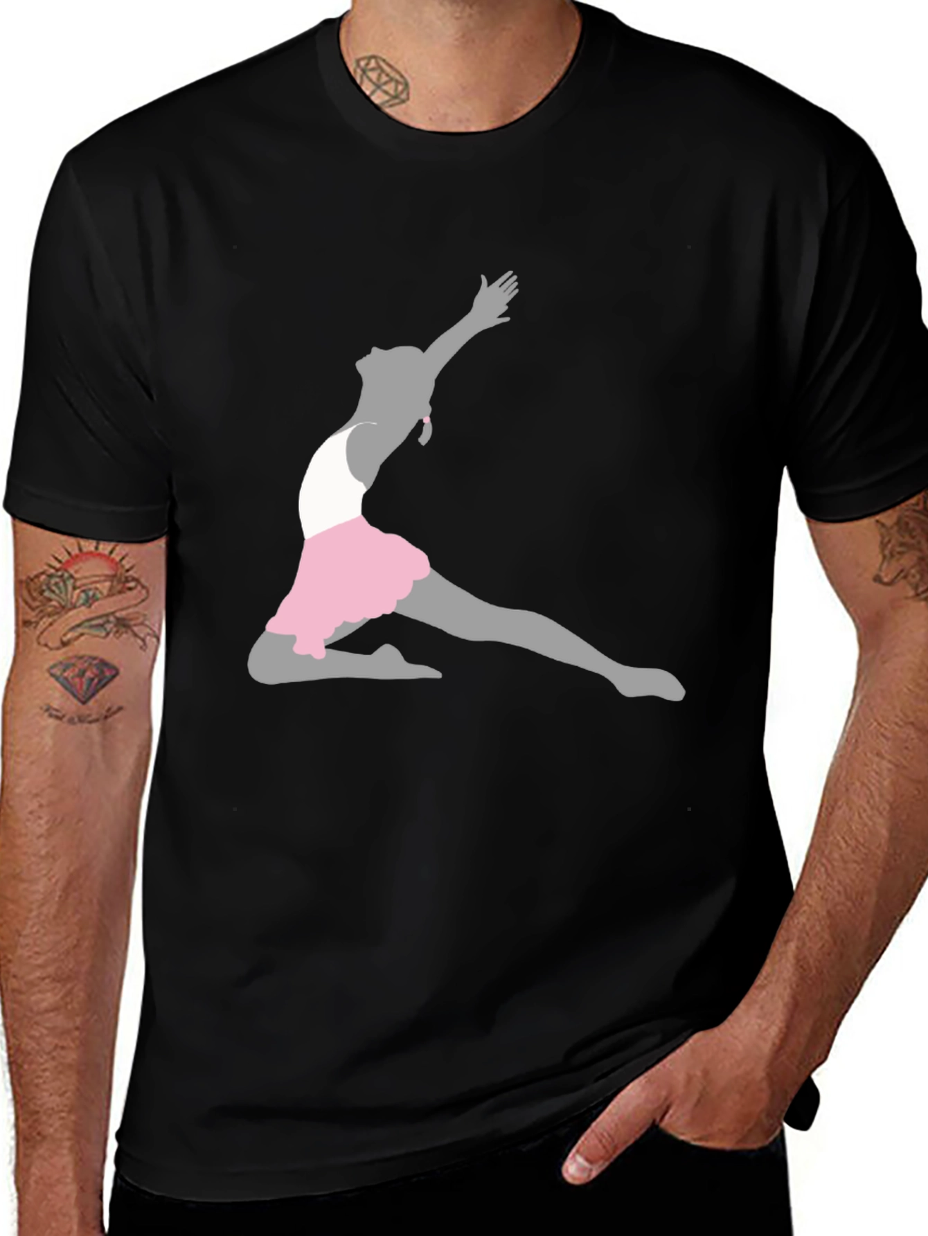 Ballerina Graphic Tee - Classic Black T-Shirt