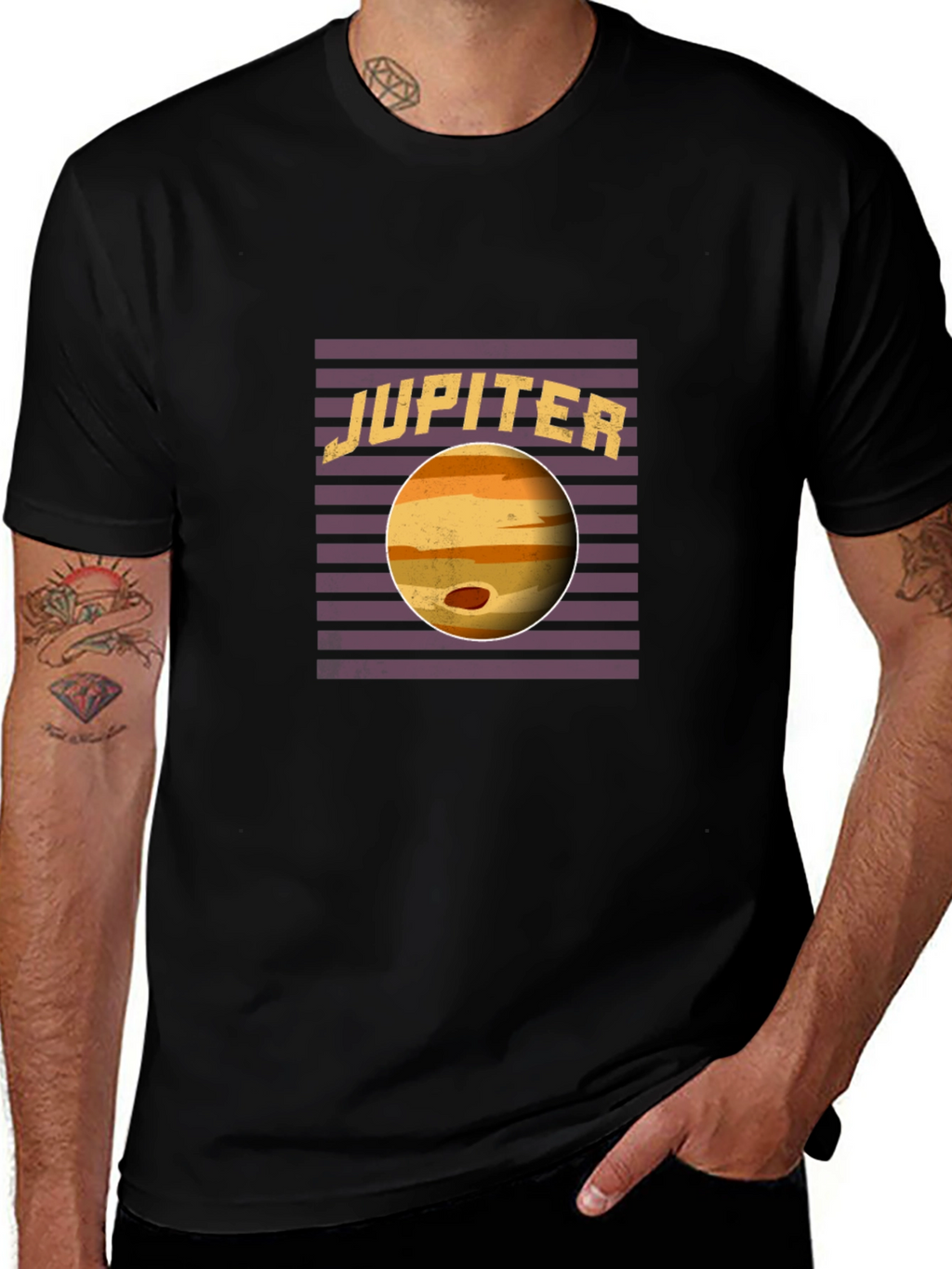 Jupiter Planet Graphic Tee - Space Lover T-Shirt