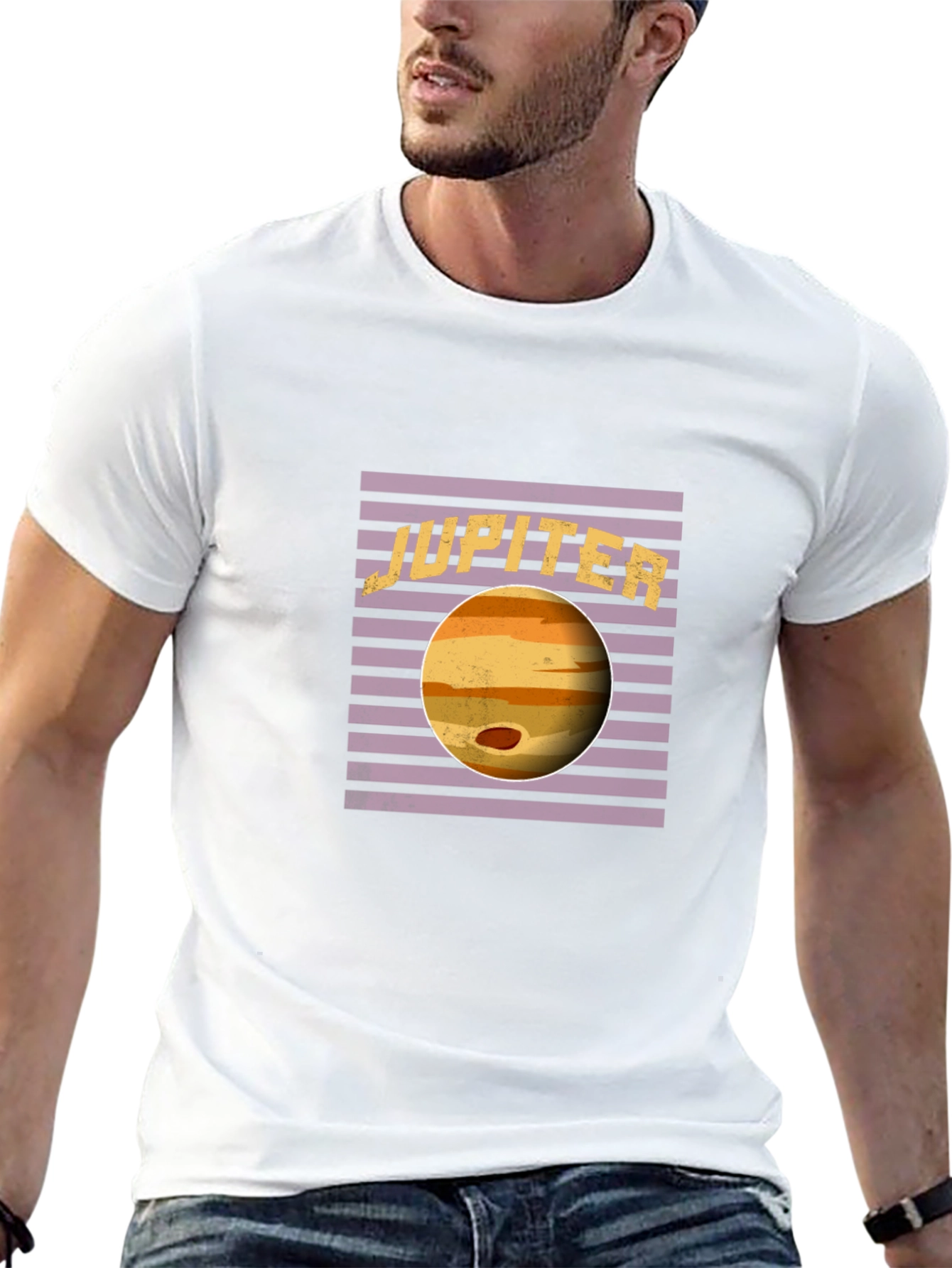 Jupiter Planet Graphic Tee - Space Lover T-Shirt