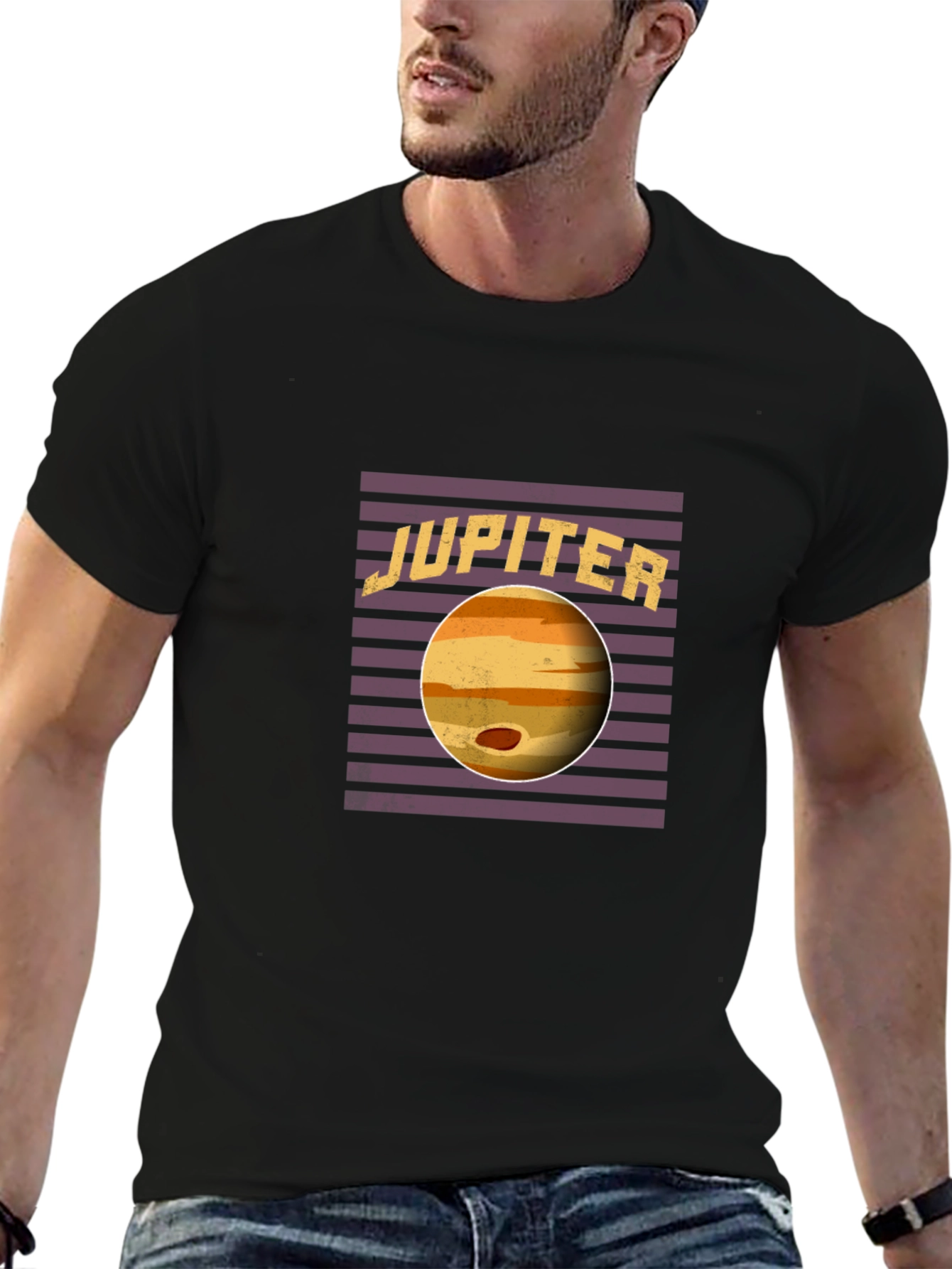 Jupiter Planet Graphic Tee - Space Lover T-Shirt