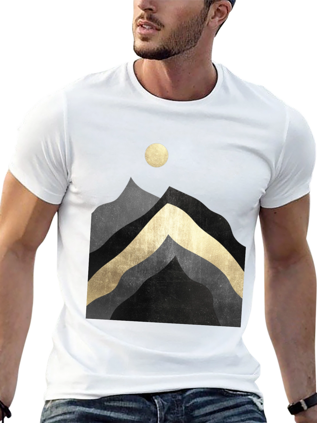 Mountainscape Graphic Tee - Stylish Comfort