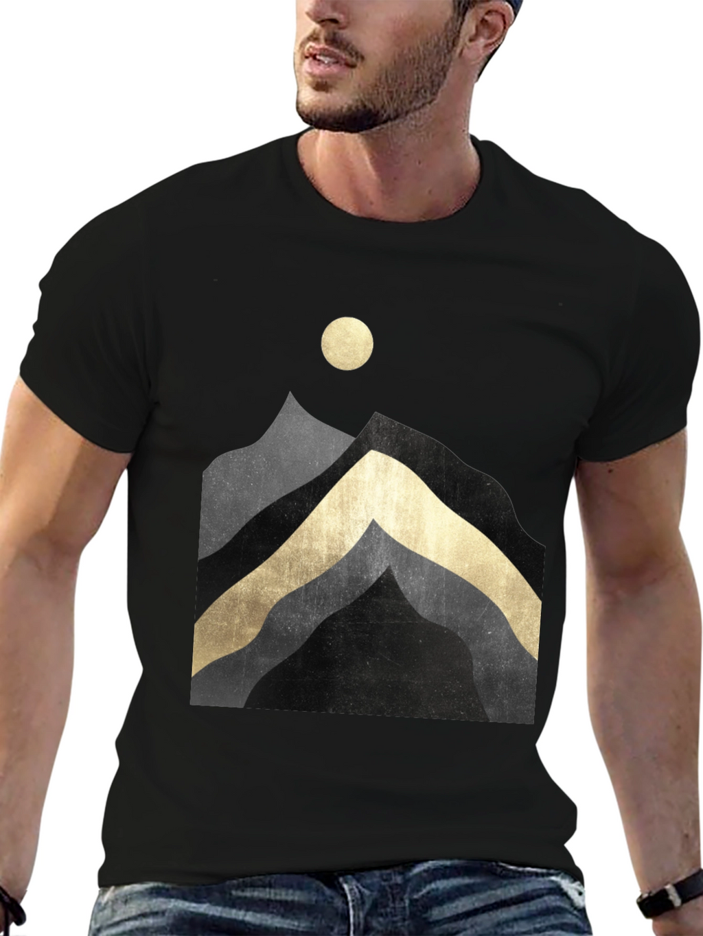 Mountainscape Graphic Tee - Stylish Comfort