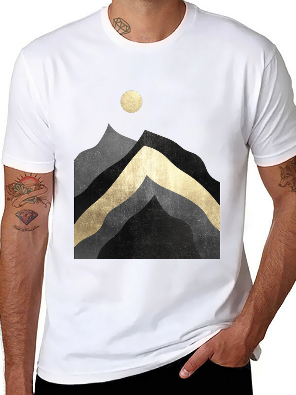 Mountainscape Graphic Tee - Stylish Comfort