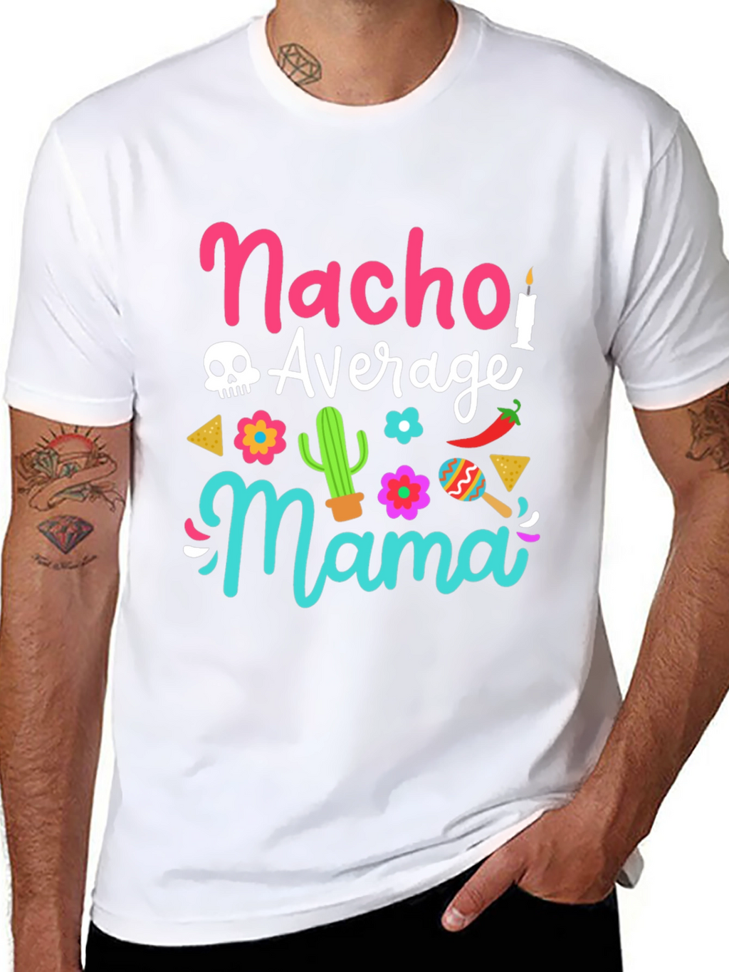Nacho Average Mama Graphic Tee