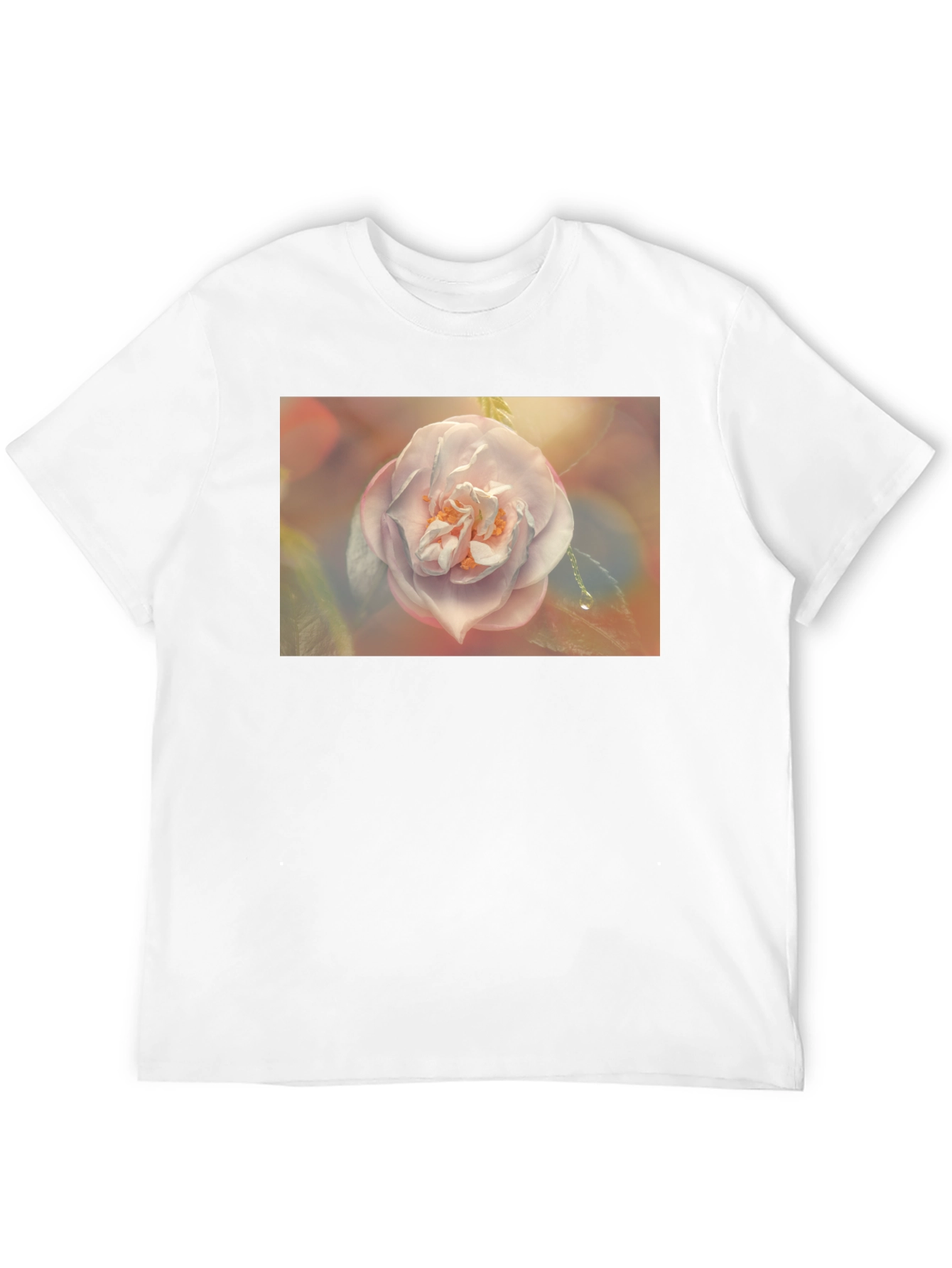 Floral Graphic T-Shirt - Soft Bloom Design