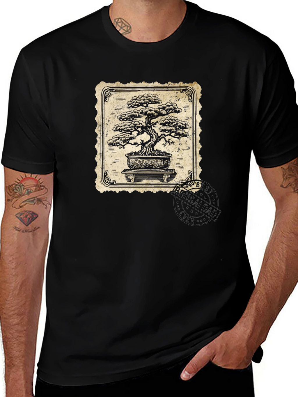 Bonsai Tree Graphic Tee - Stylish Nature Lover Shirt