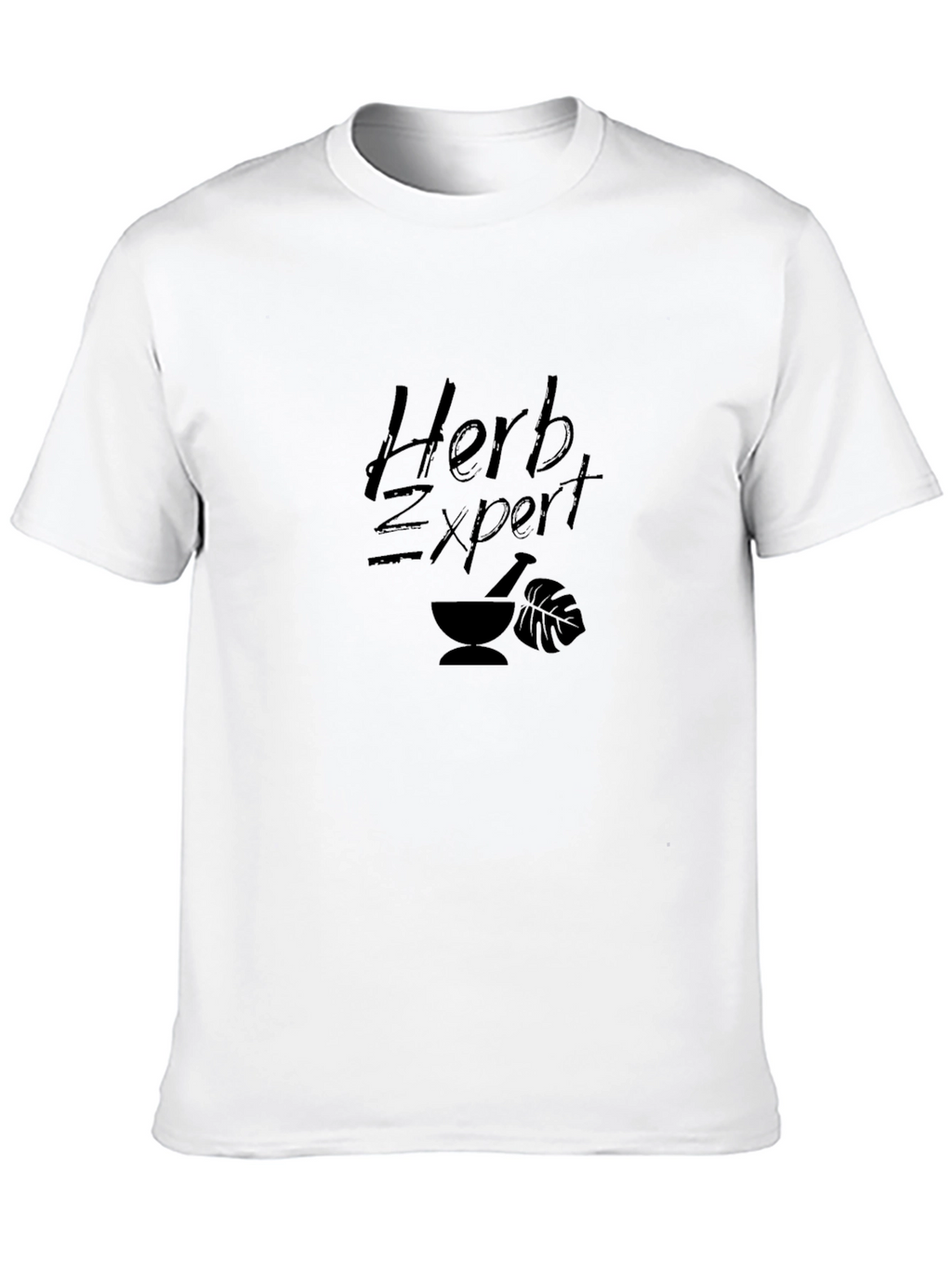 Herb Expert Black T-Shirt - Nature Inspired Design