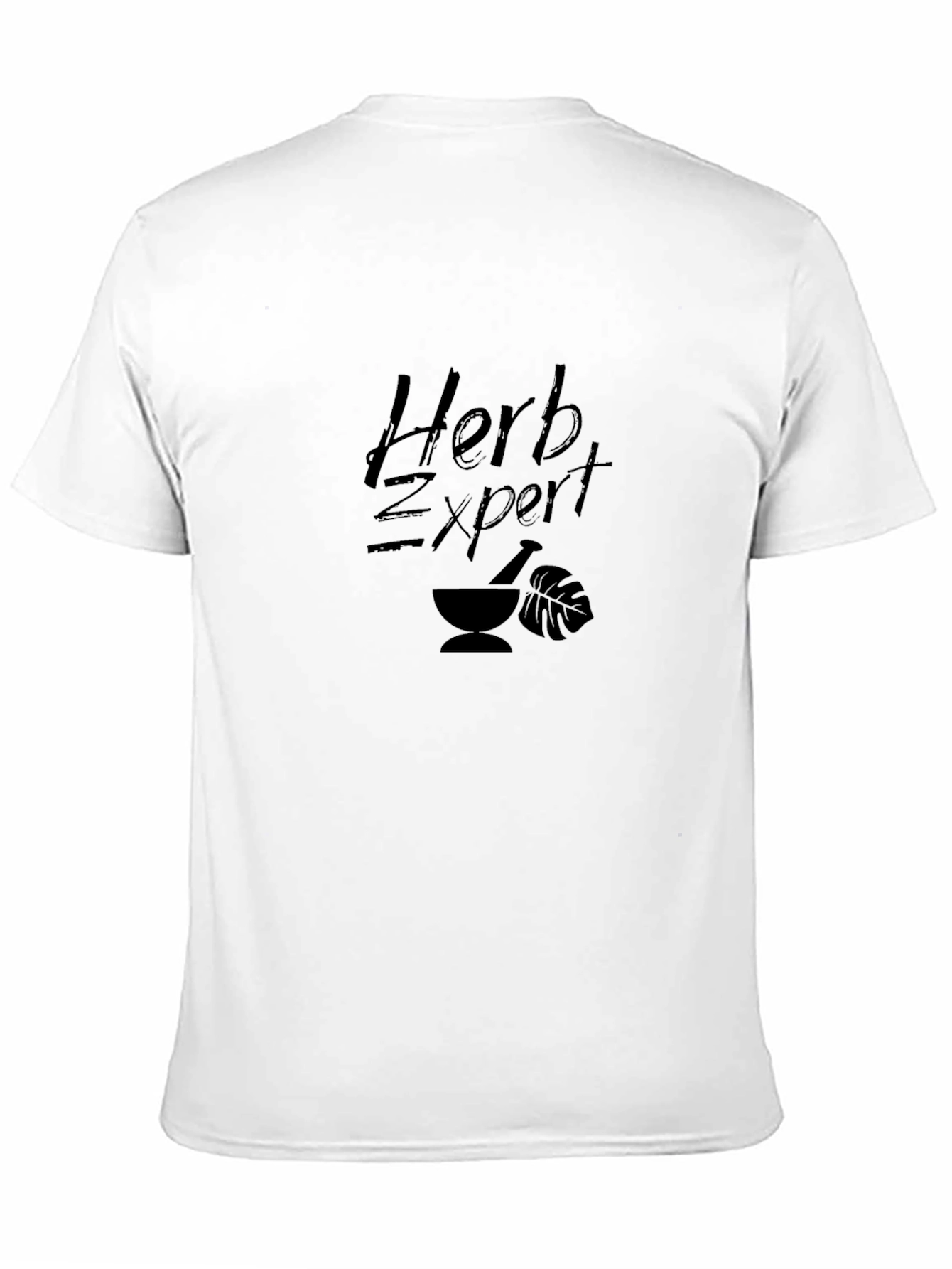 Herb Expert Black T-Shirt - Nature Inspired Design