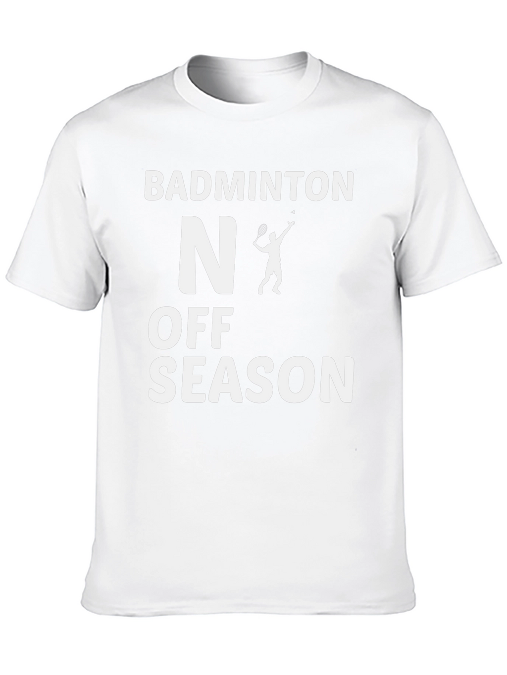 Badminton Off-Season Black T-Shirt