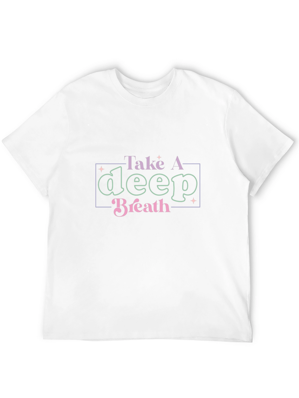 Take a Deep Breath Graphic Tee - Black