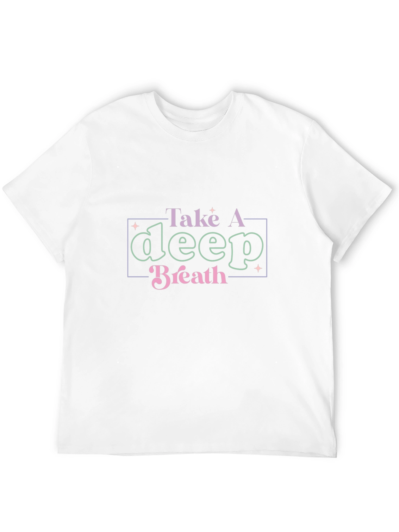 Take a Deep Breath Graphic Tee - Black