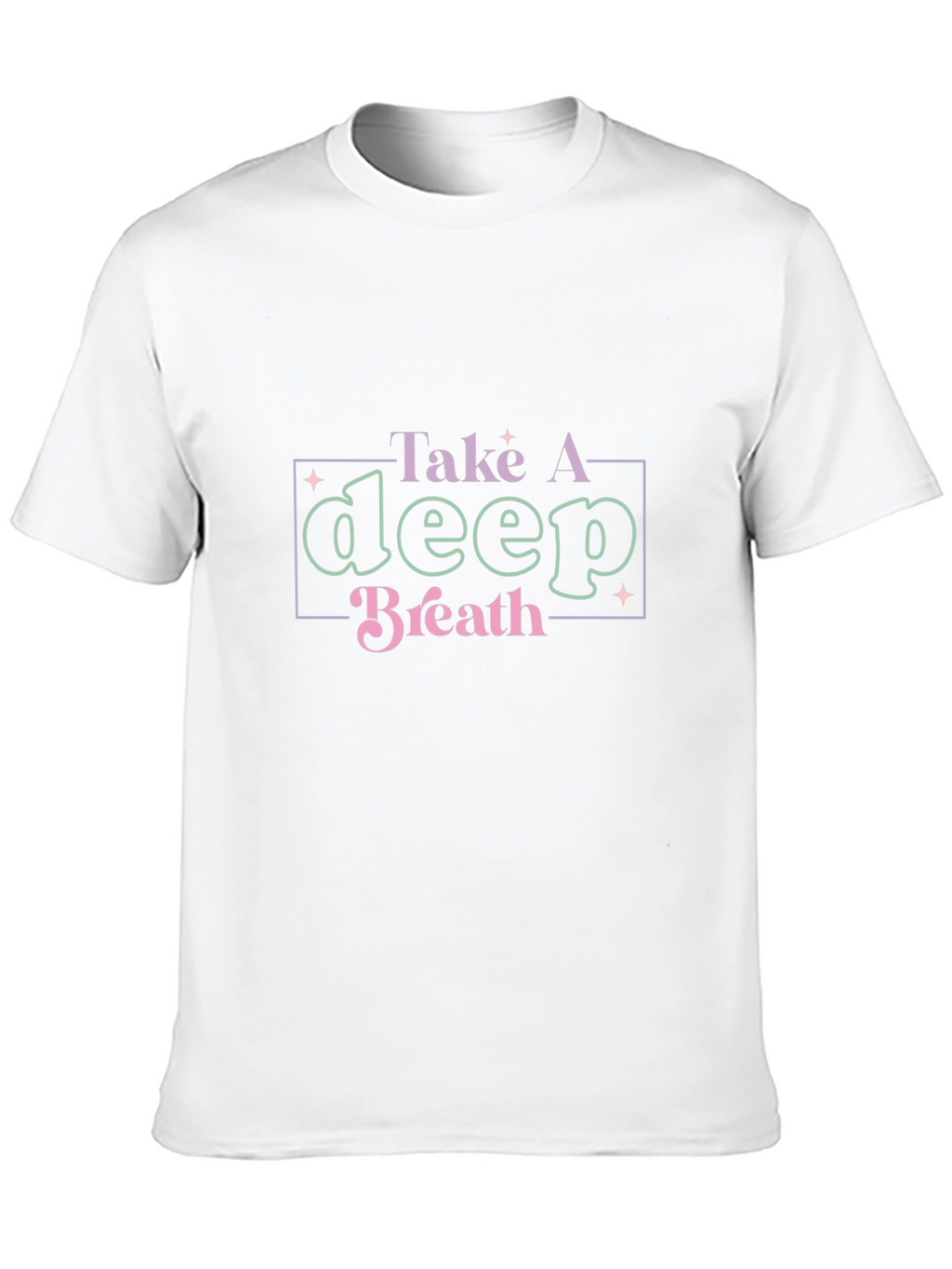 Take a Deep Breath Graphic Tee - Black