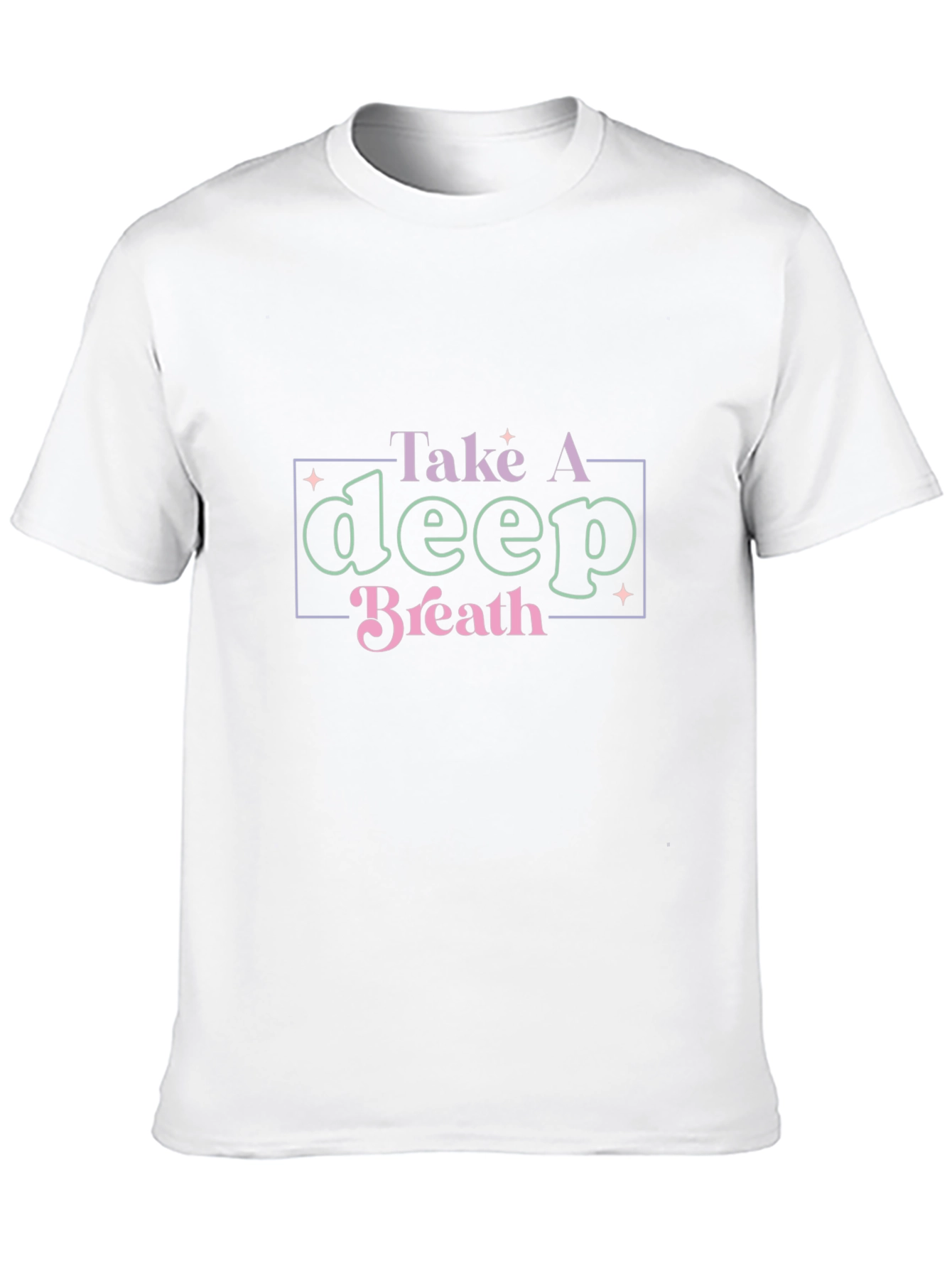 Take a Deep Breath Graphic Tee - Black