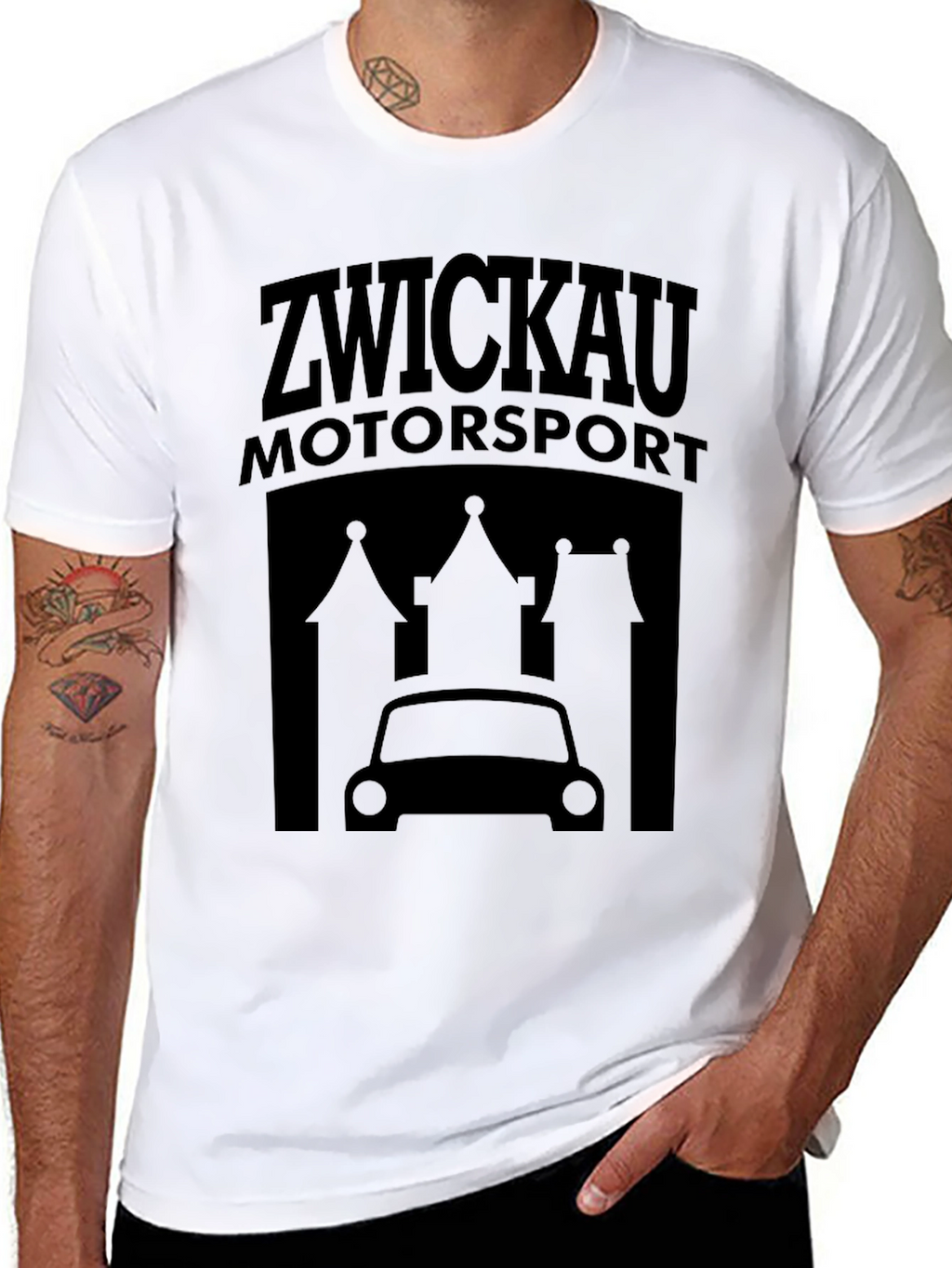 Zwickau Motorsport Black T-Shirt