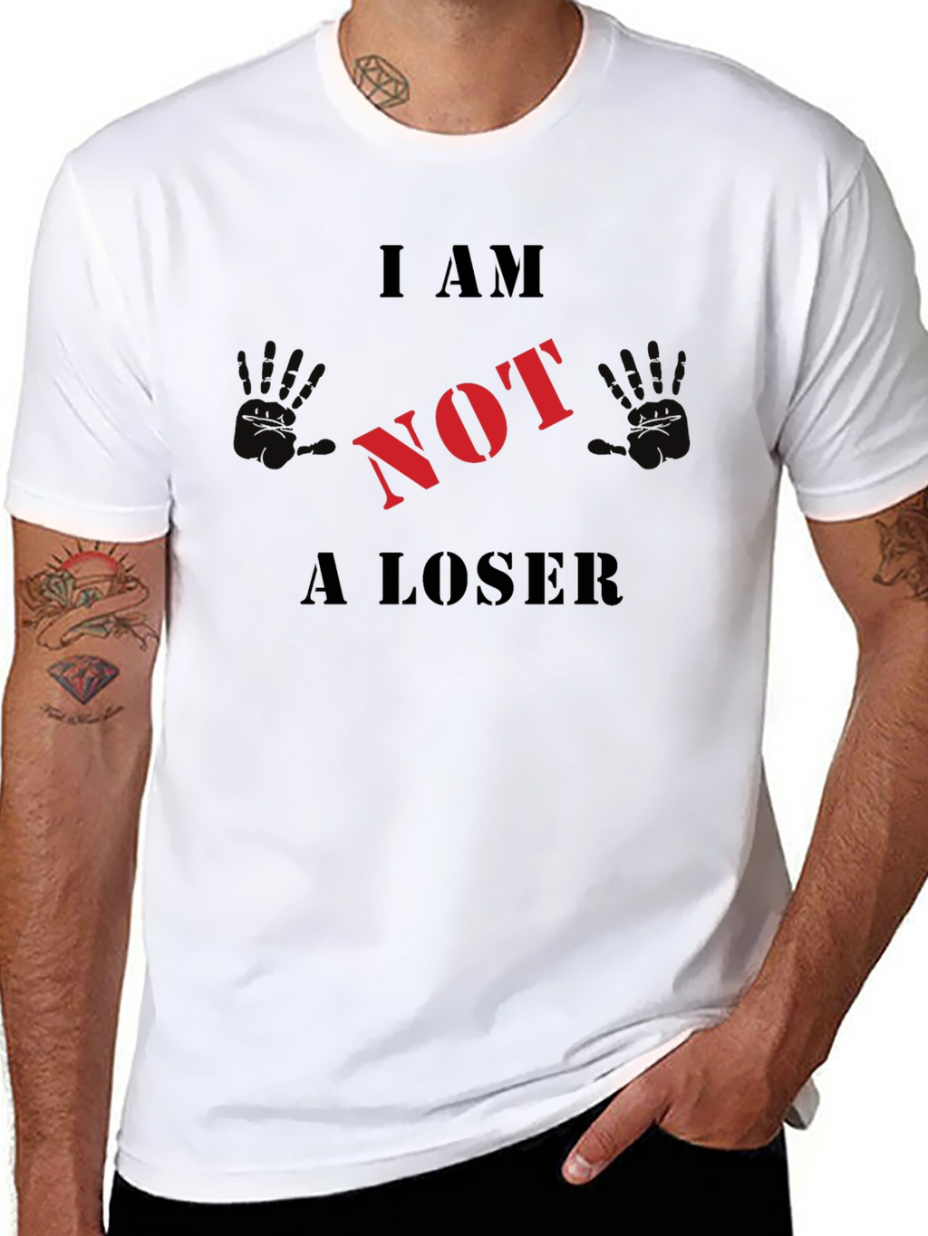 I AM NOT A LOSER Graphic T-Shirt