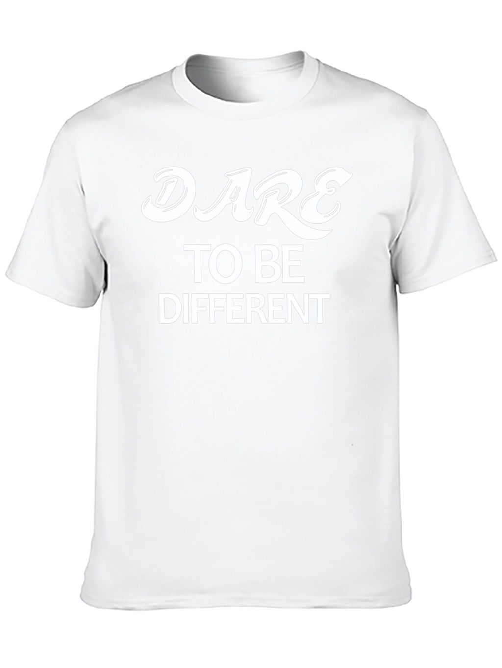 Dare to Be Different Black Graphic T-Shirt