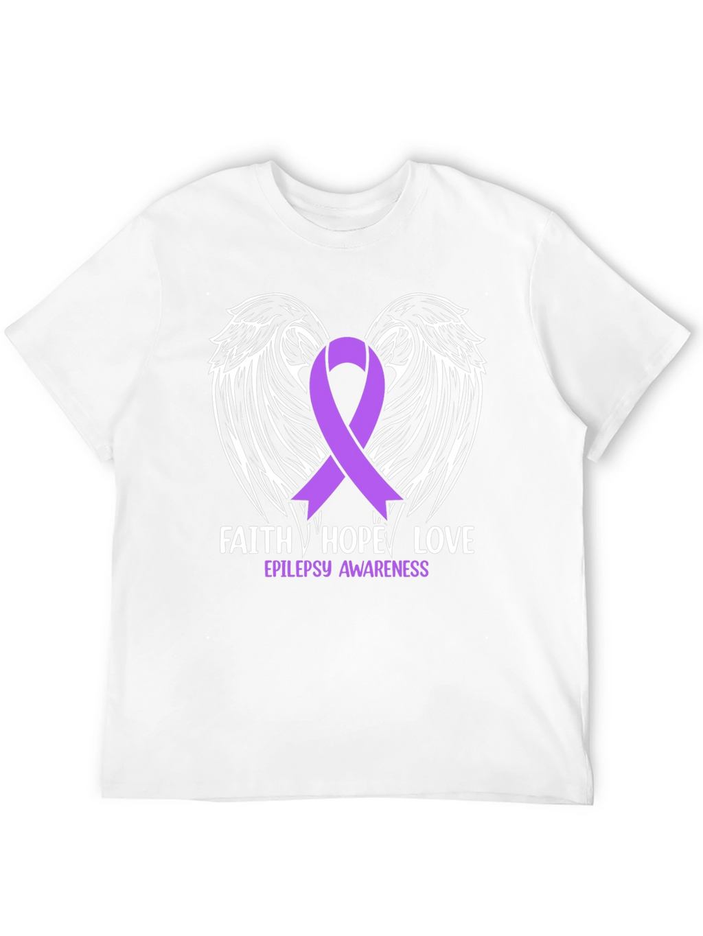 Faith Hope Love Epilepsy Awareness T-Shirt