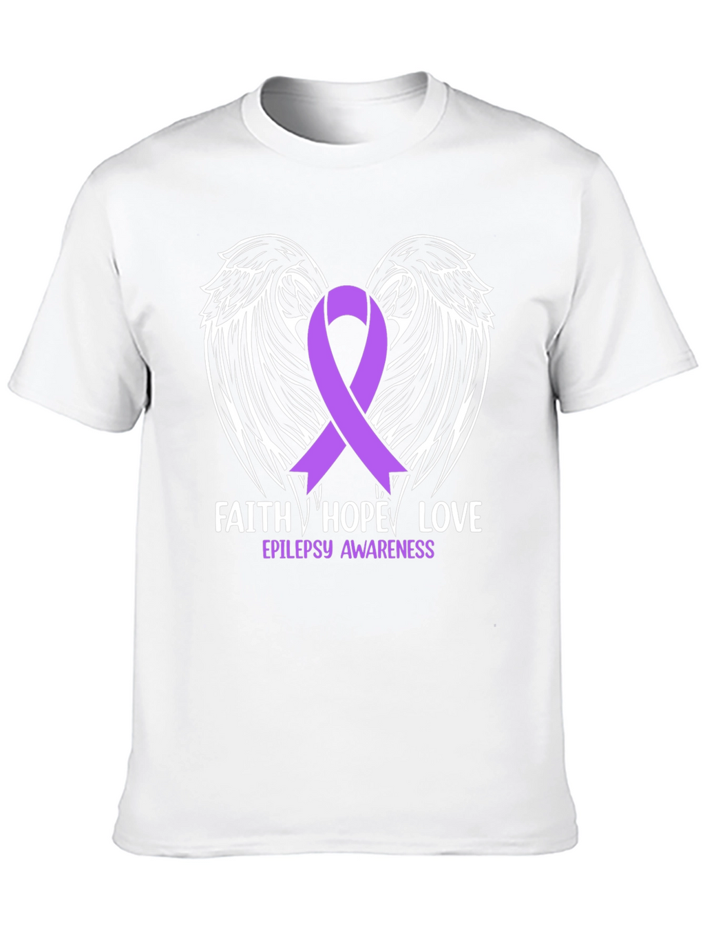 Faith Hope Love Epilepsy Awareness T-Shirt