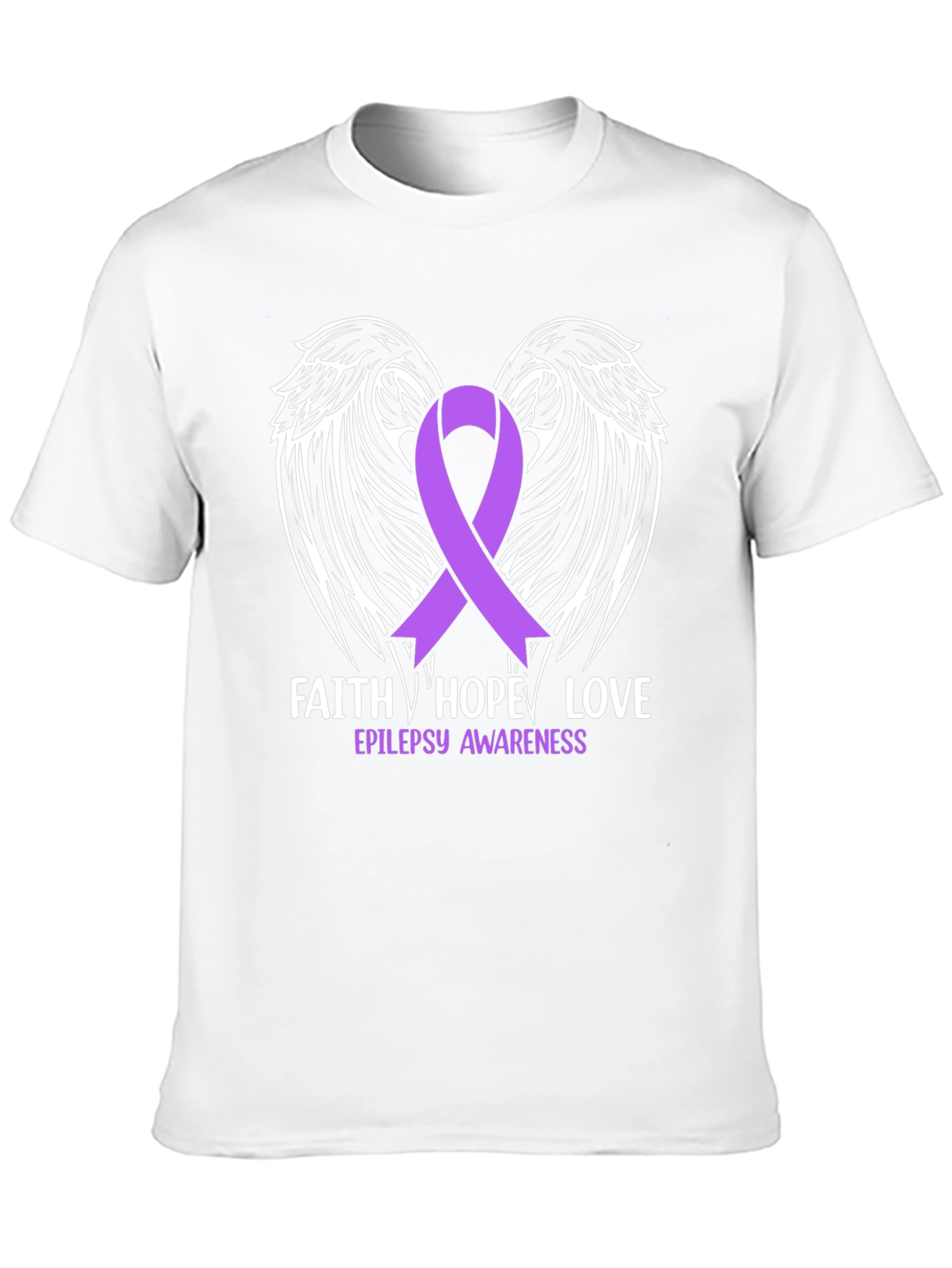Faith Hope Love Epilepsy Awareness T-Shirt