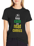 Keep Calm and Read Comics T-Shirt