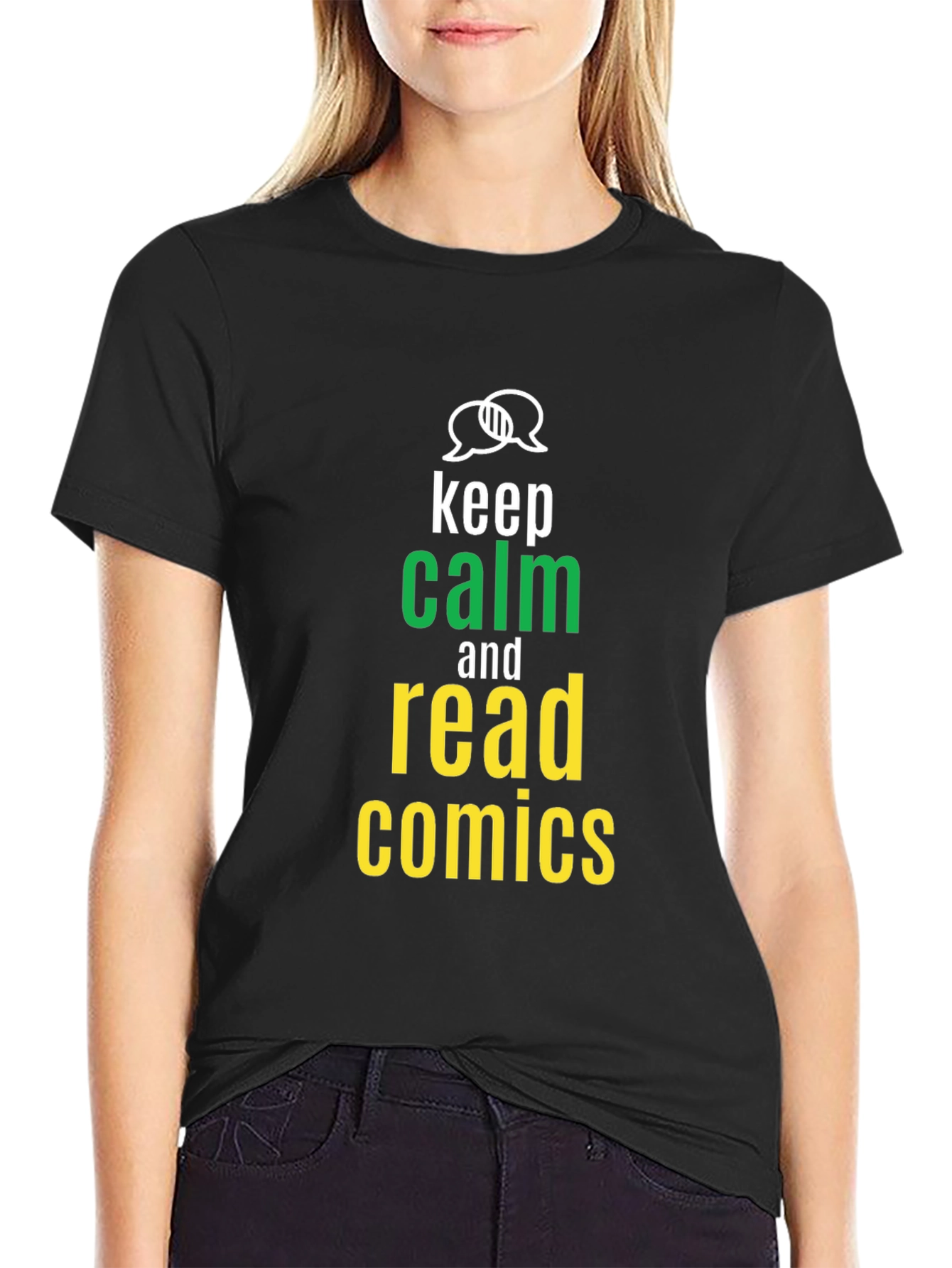 Keep Calm and Read Comics T-Shirt