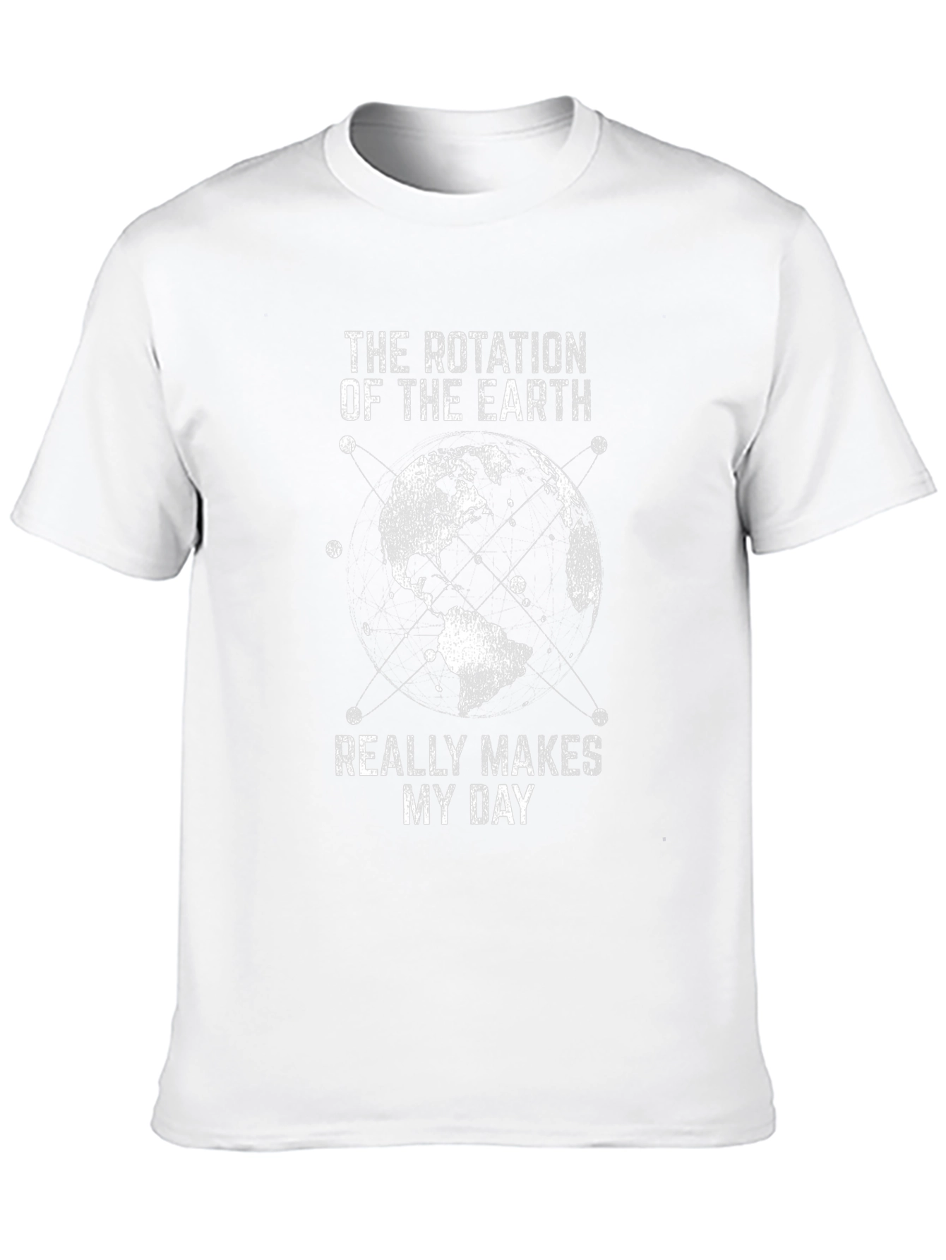 Earth Rotation Graphic Tee - Makes My Day T-Shirt