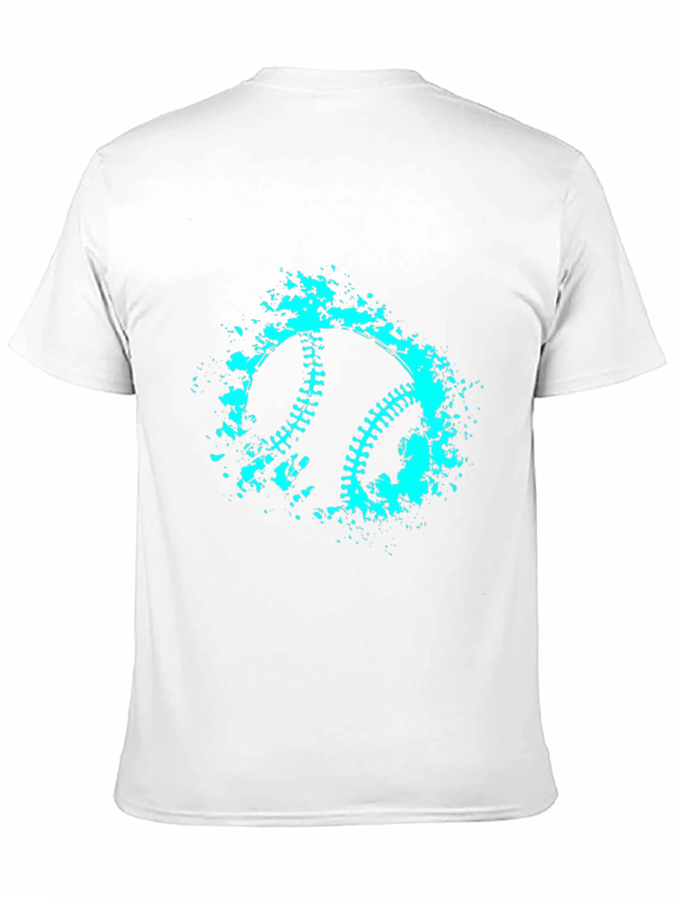 Baseball Splash Graphic Tee - Cool Casual Shirt