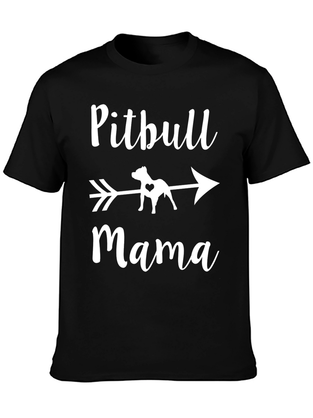 Pitbull Mama Graphic Tee - Dog Lovers T-Shirt